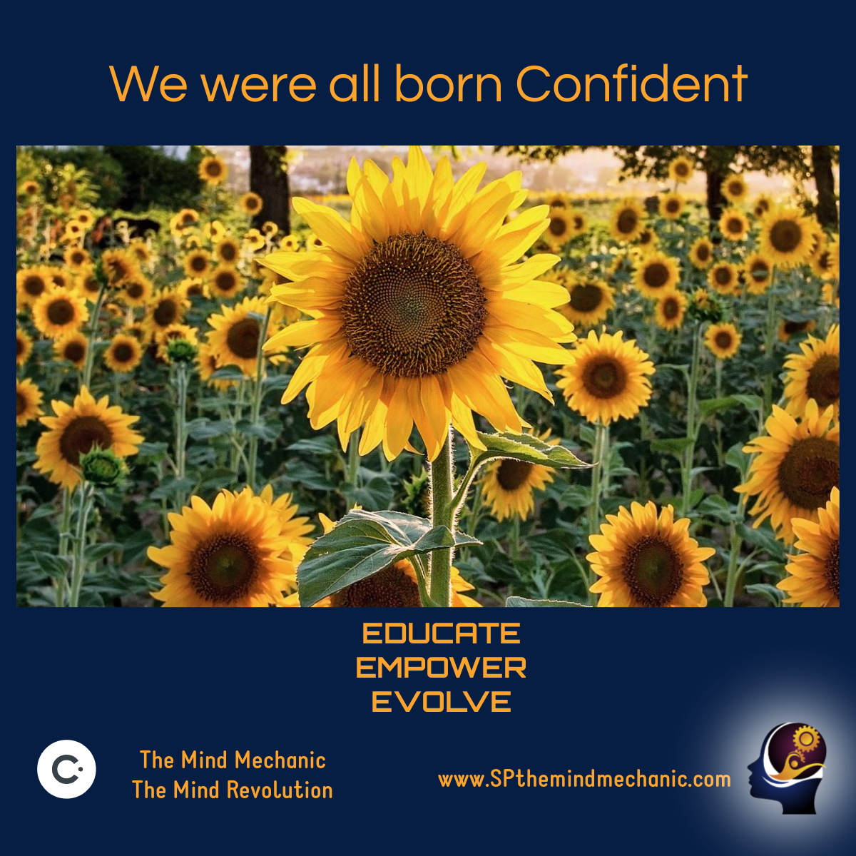 CONFIDENCE, YOU WERE BORN WITH IT