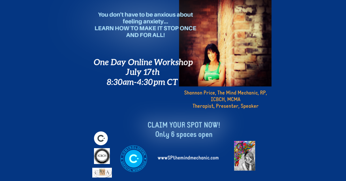 One Day Anxiety Workshop - Make it STOP!