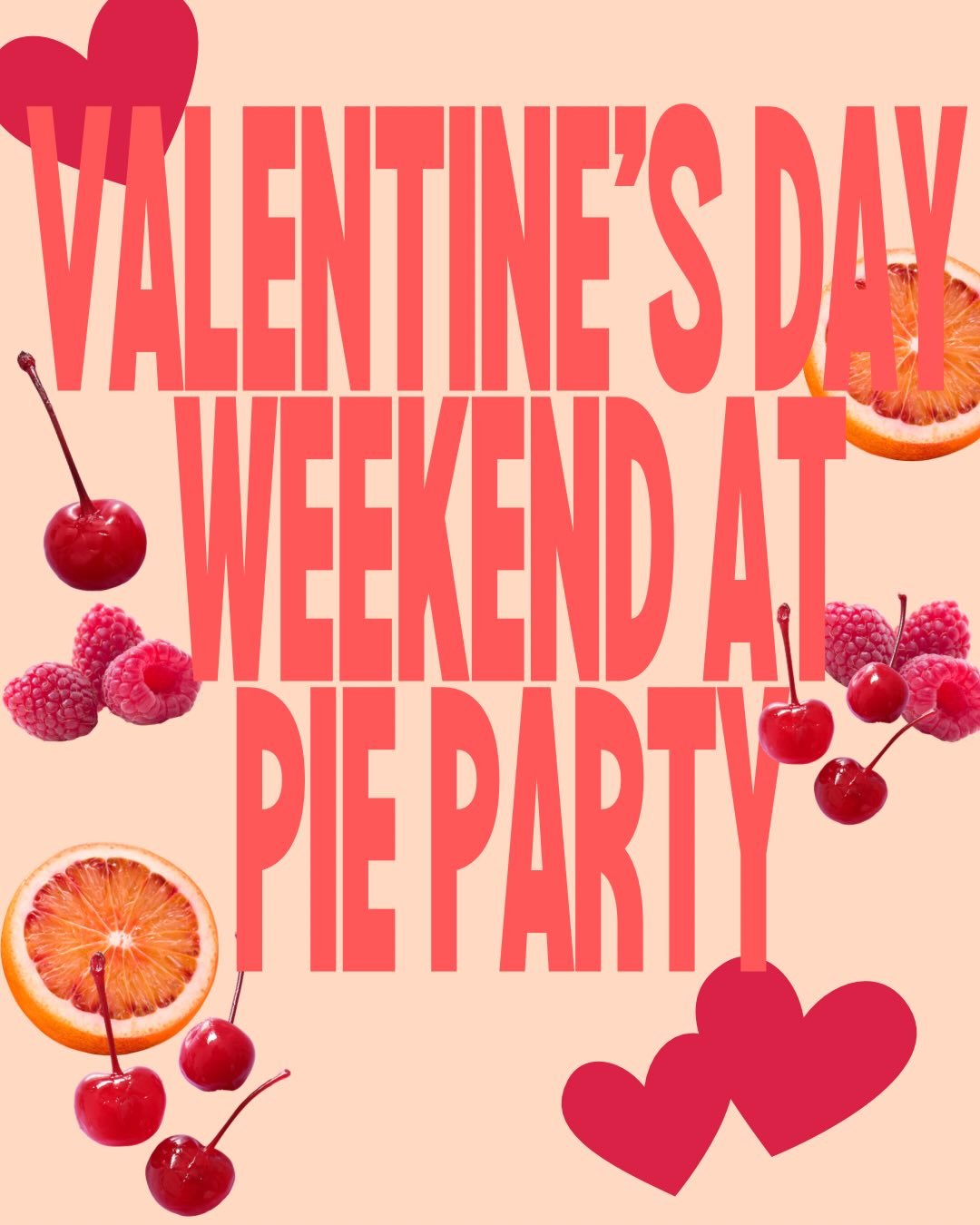 We have fun things for you this Valentine&rsquo;s weekend at Pie Party!
We&rsquo;ve got a couple specials available starting Saturday and running through to Sunday.
A mix n&rsquo; match pastry box special to curate a perfect little treat box for some