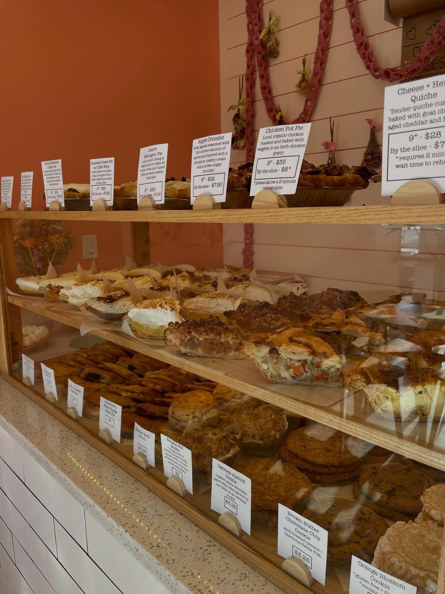 We got you covered for Easter weekend ya&rsquo;ll. We&rsquo;re open 10-3 on Saturday and SUNDAY 9-12!! So closing a little early but open a little early for ya too. We&rsquo;ll have whole coconut cakes, LOTS of 9&rdquo; pies, LOTS of quiches cuz hell