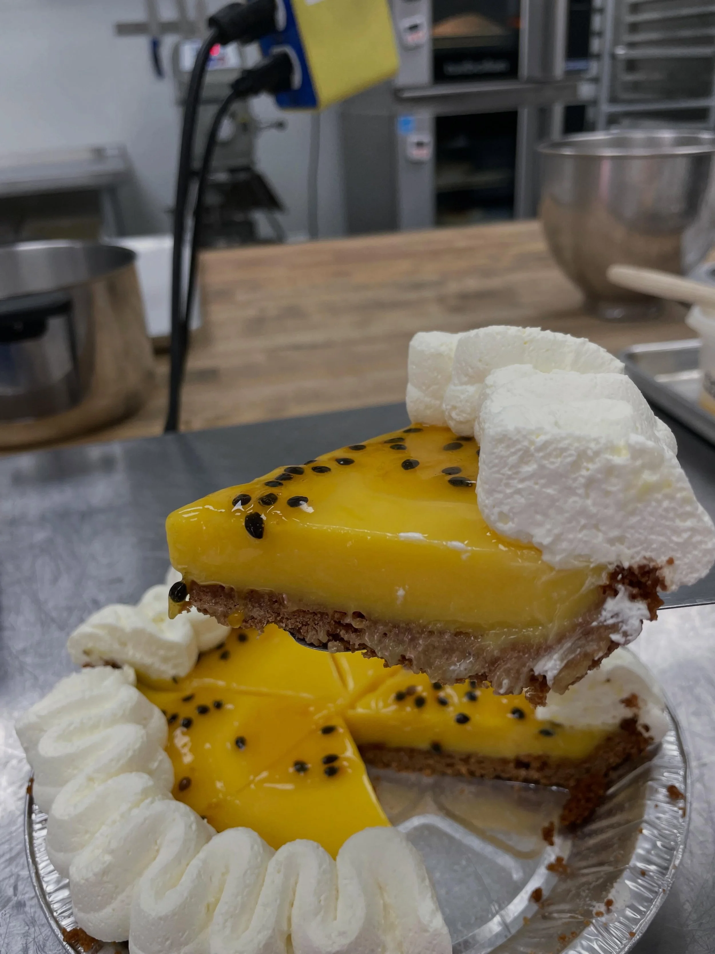 Apparently the Passionfruit Pie cannot be stopped!
A gluten free option it&rsquo;s a passionfruit curd topped with passionfruit jam and vanilla whip. 

Bakery is open W/TH/FRI 9-3 and SAT/SUN 10-3
Here&rsquo;s what you&rsquo;ll find on your visit 👇
