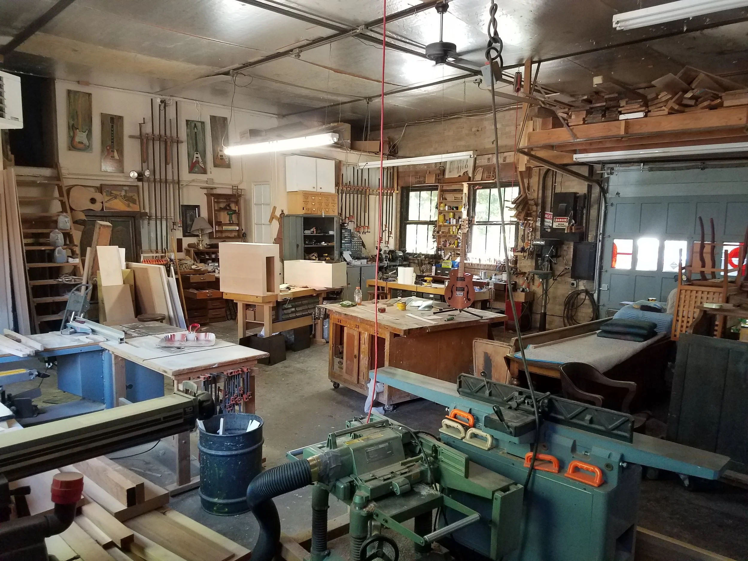 Chris Timm’s professional finishing shop