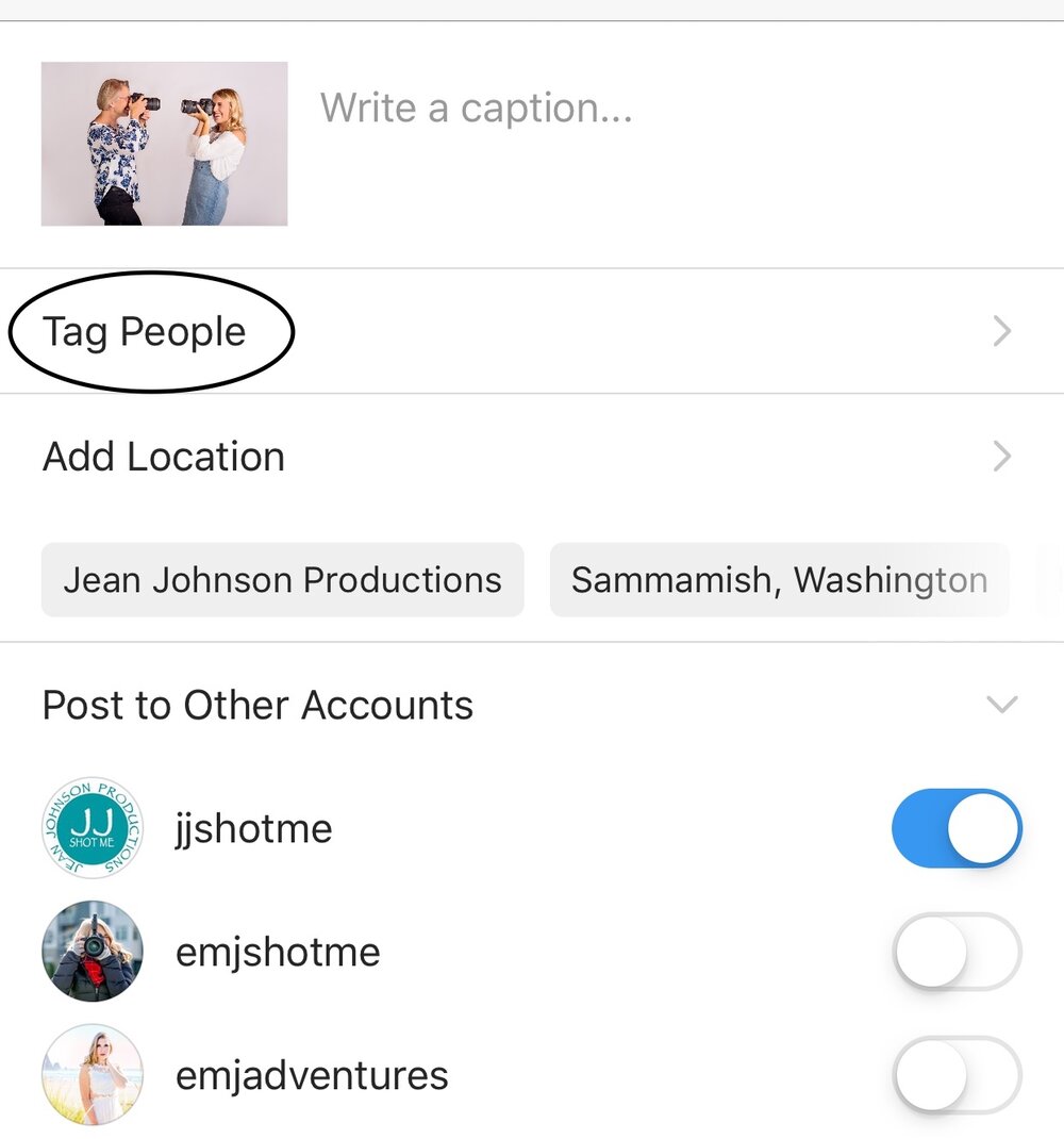 HOW TO PROPERLY CREDIT PHOTOS IN INSTAGRAM — JEAN JOHNSON PRODUCTIONS
