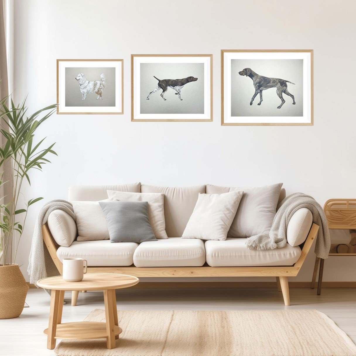 Custom Portrait Sizes on a Wall
