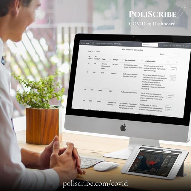 I'd love to share @poliscribetech's humble contribution in the fight against COVID-19 - a free dashboard for policymakers to track pandemic response legislation: poliscribe.com/covid

Our nation's legislators and their staff are working around the cl