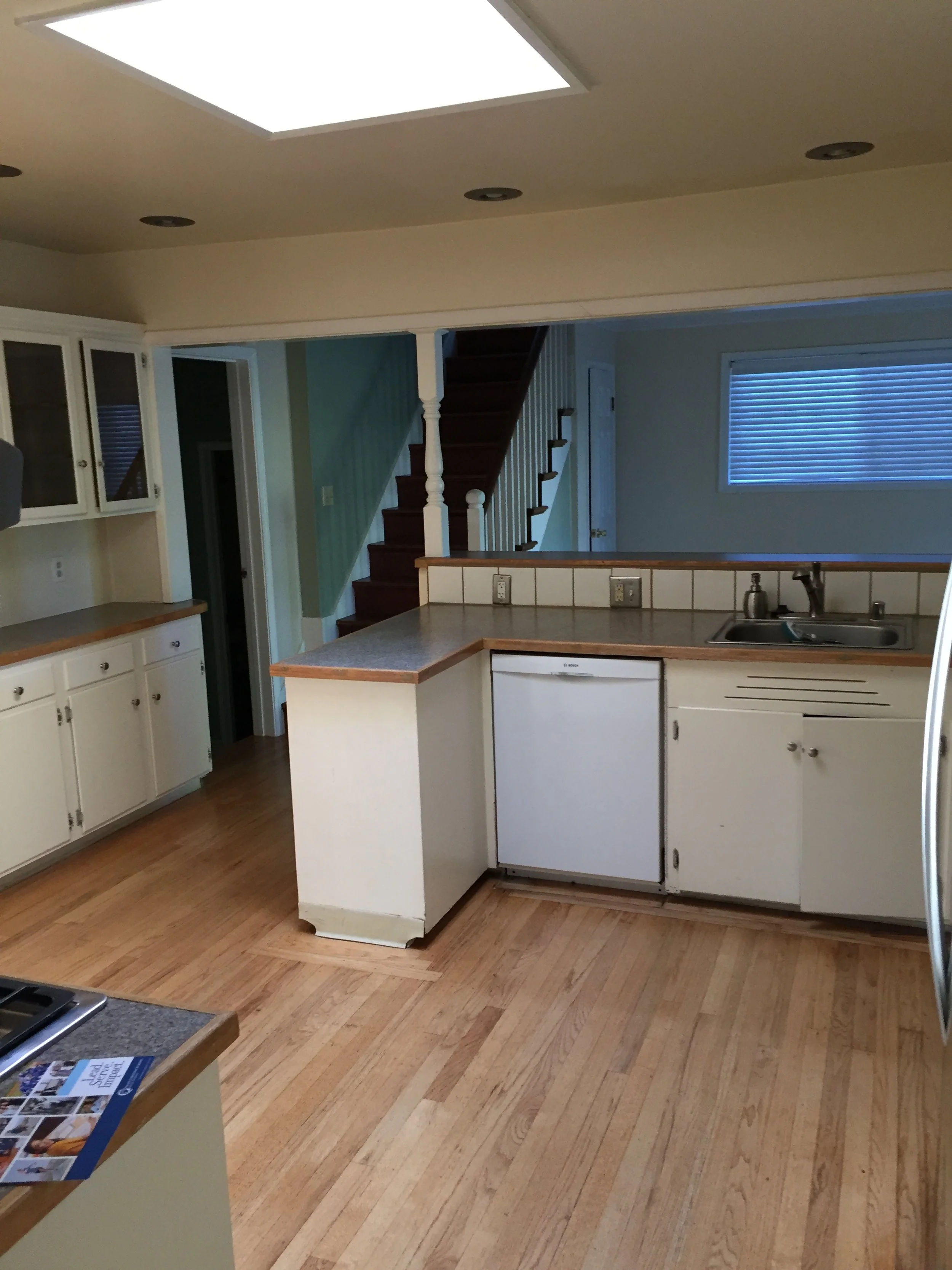 kitchen, before