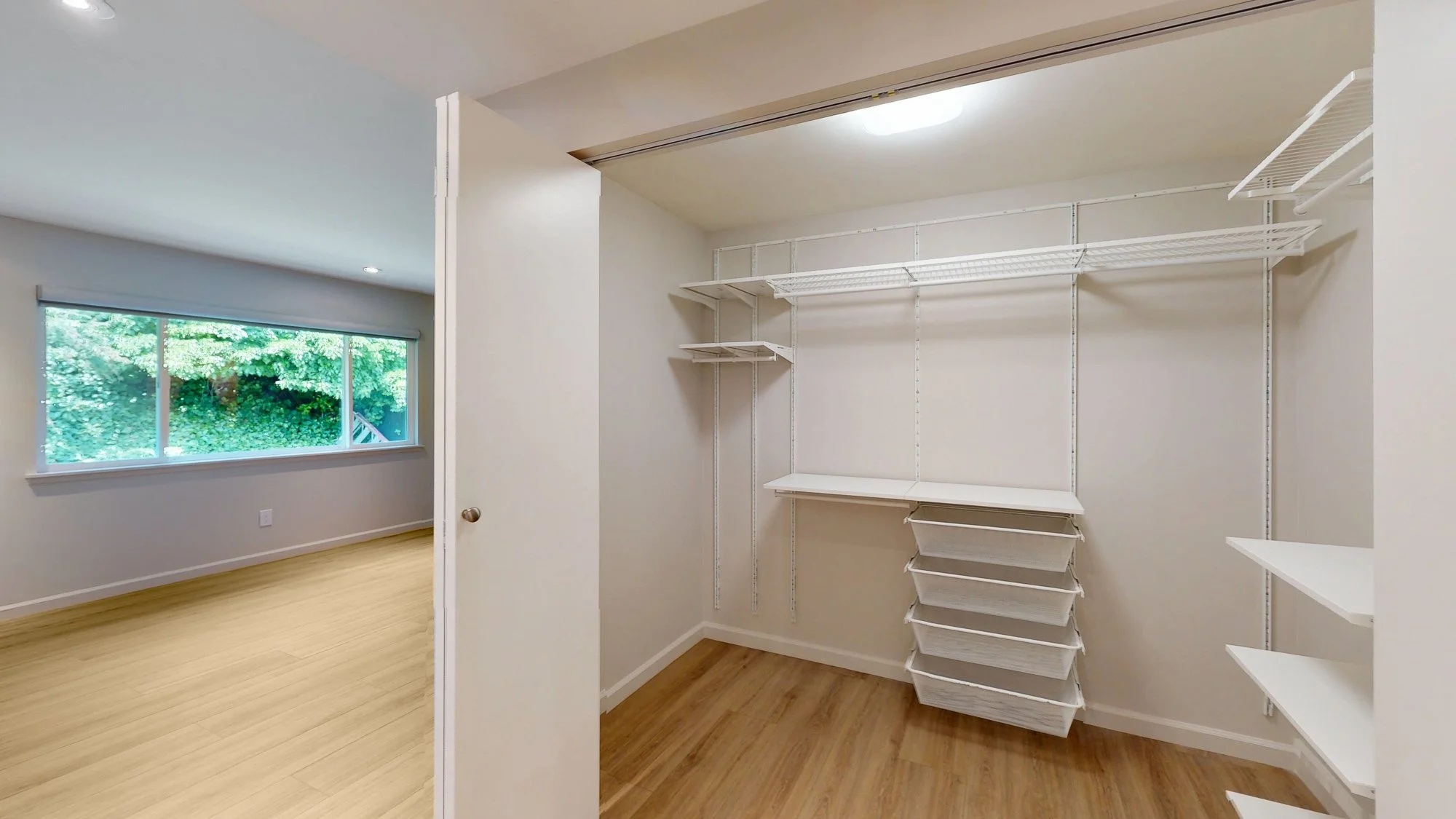 A NEW WALK-IN CLOSET FOR THE PRIMARY BEDROOM