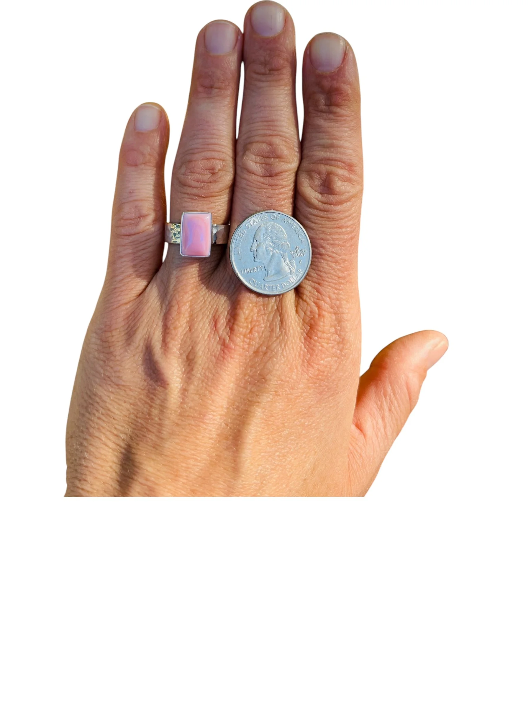 Rectangle Queen Conch Ring