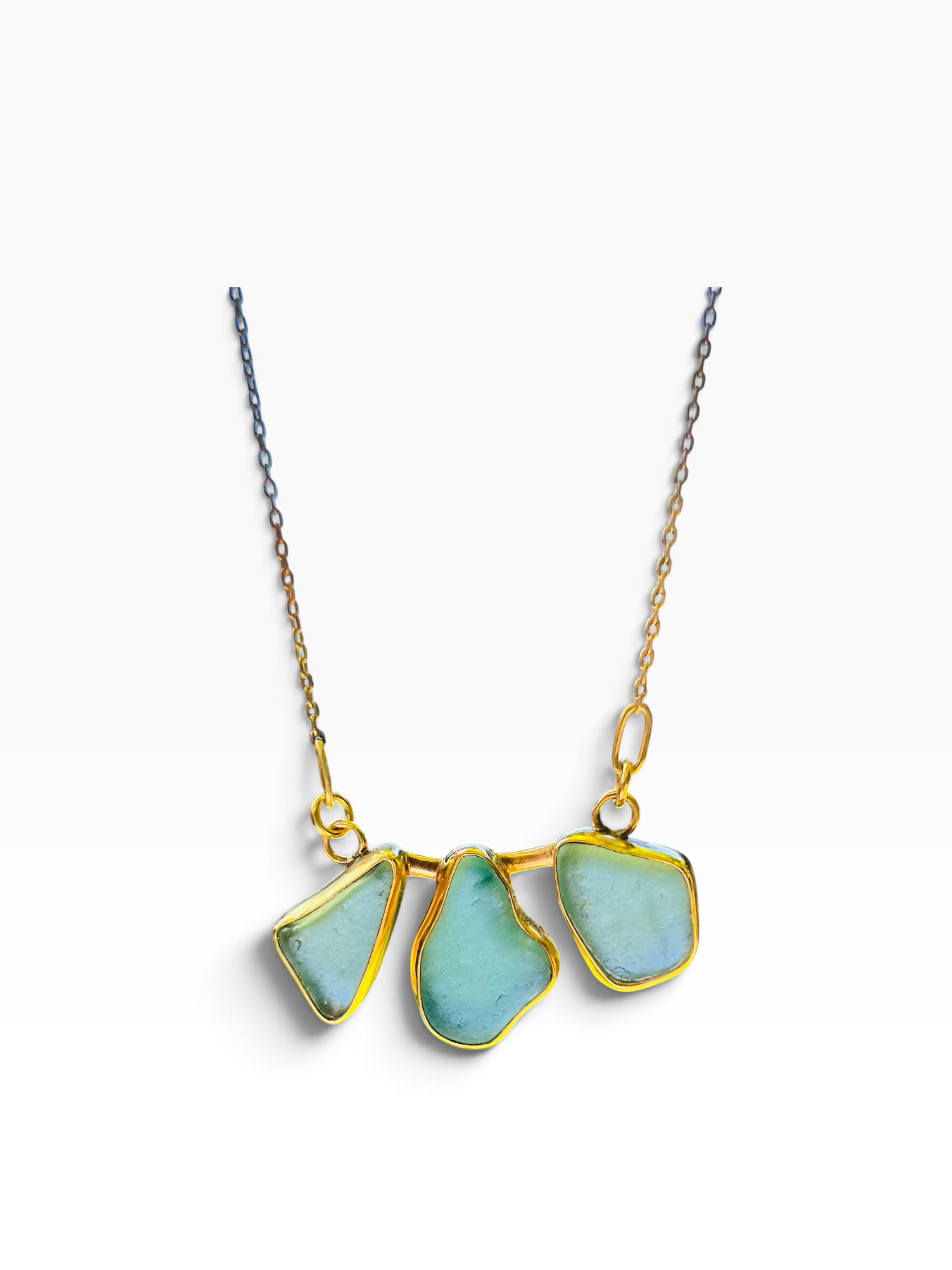 Caribbean Sea Glass Pendant
