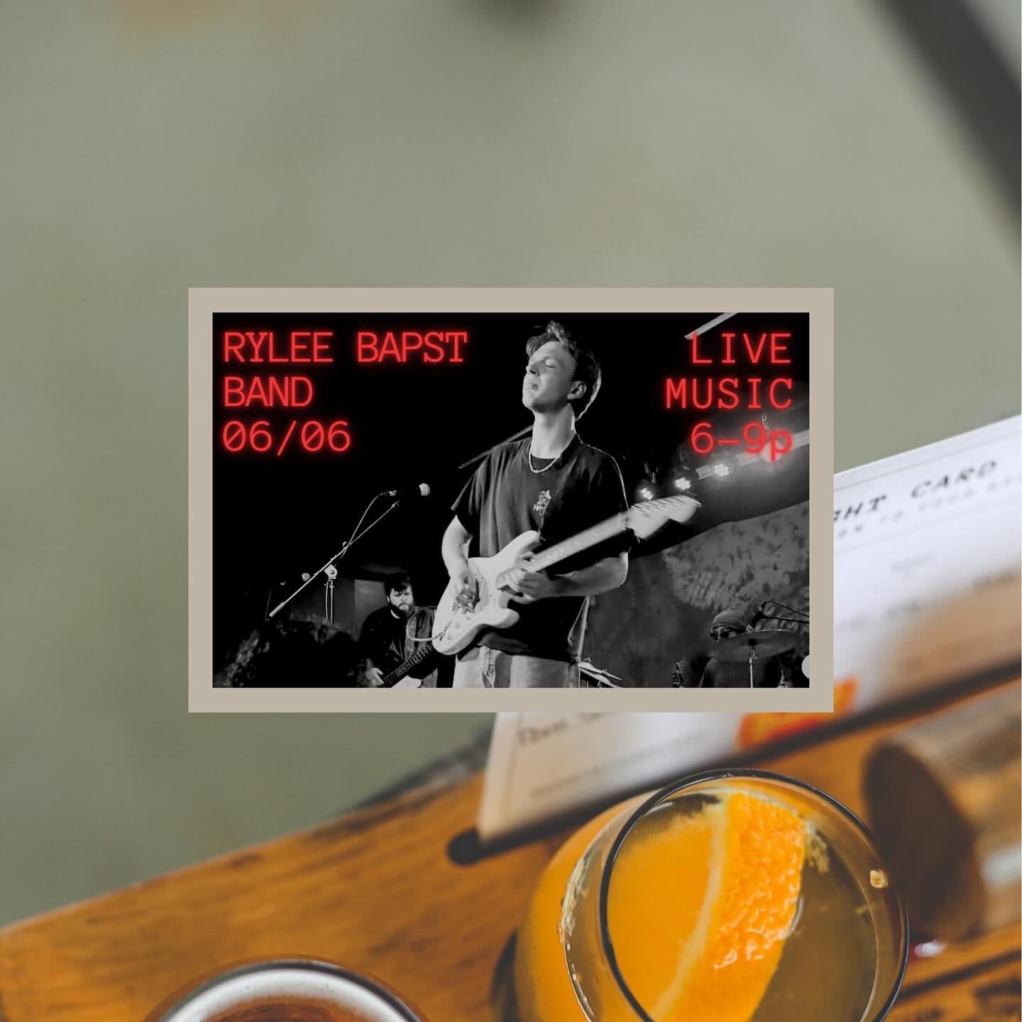 Swipe for Friday - Sunday&rsquo;s music lineup!
Fri: Rylee Bapst Band&nbsp; 6-9p
Sat: Jesse &amp; Jesse 7-9p
Sun: The Shaw Brothers 3-6p