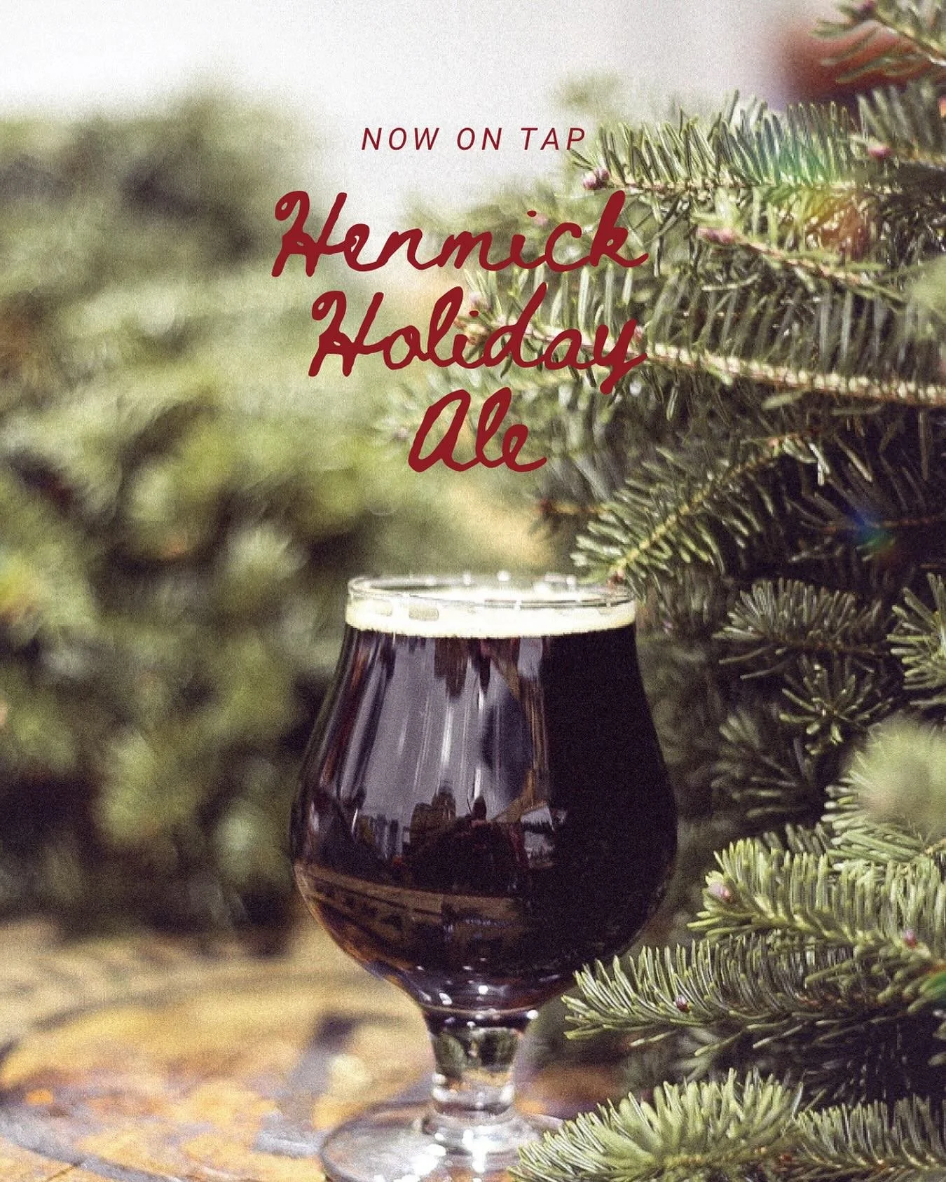 𝗛𝗘𝗡𝗠𝗜𝗖𝗞 𝗛𝗢𝗟𝗜𝗗𝗔𝗬 𝗔𝗟𝗘
Perfect for the holiday season &hellip; warm spices of cinnamon, nutmeg, ginger and orange peel mingle perfectly over a base of our Belgian Quadrupel. 
11.3% ABV