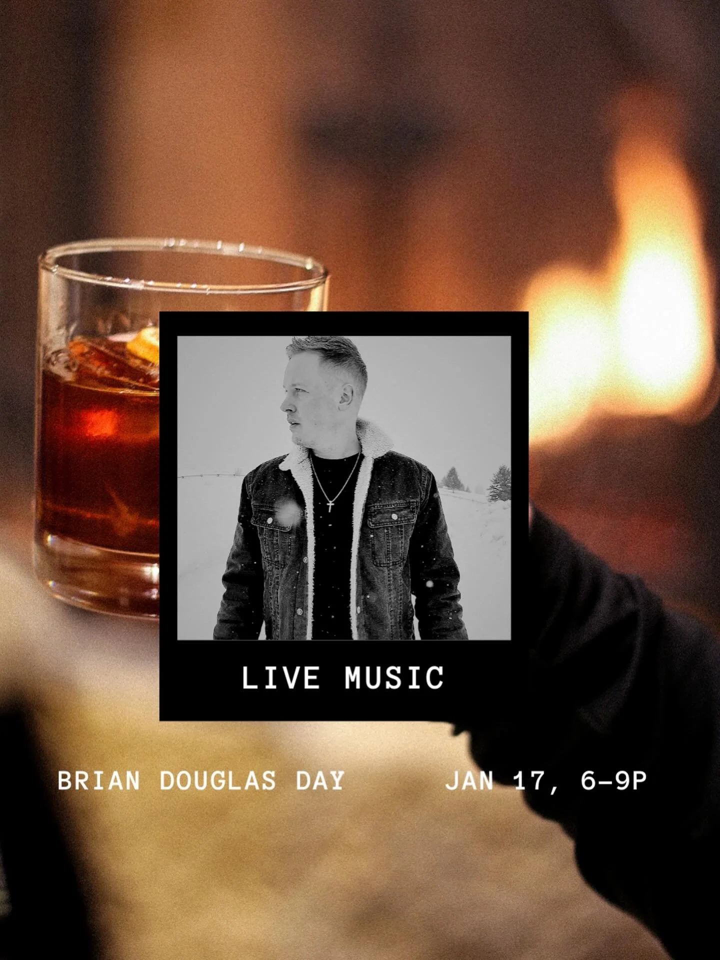 Nothing better than live music fireside on a snowy Saturday.
Food Trucks: Grateful Griddle12-8p, Taco Mania 12-8p, Pitabilities 4-9p
Live Music: Brian Douglas Day 6-9p