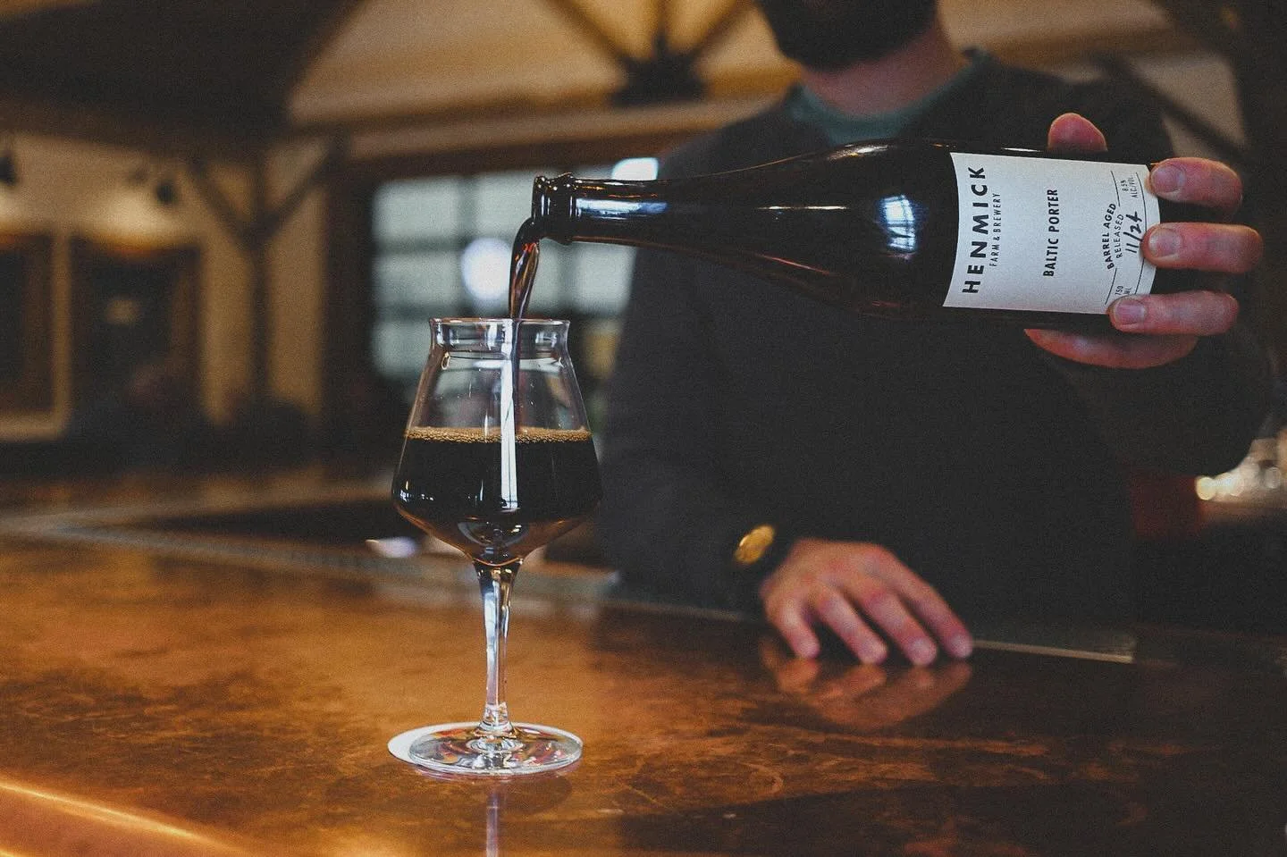 By the glass, from the bottle. Our barrel-aged and bottle-conditioned selections are the perfect winter warm-up. See the full list of barrel-aged options at henmick.com or next time you&rsquo;re in the taproom.

Featured: Baltic Porter (Whiskey)
By t