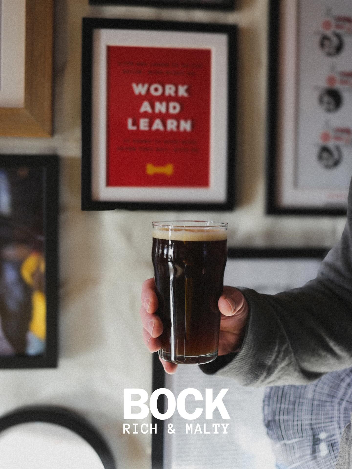 Latest addition to the taps:
Bock
Rich and malty ... this traditional German Bock pours amber‑brown with brilliant clarity. The aroma features malty notes with hints of caramel and toasted grains, leading to a smooth, slightly sweet finish. 6.9% ABV