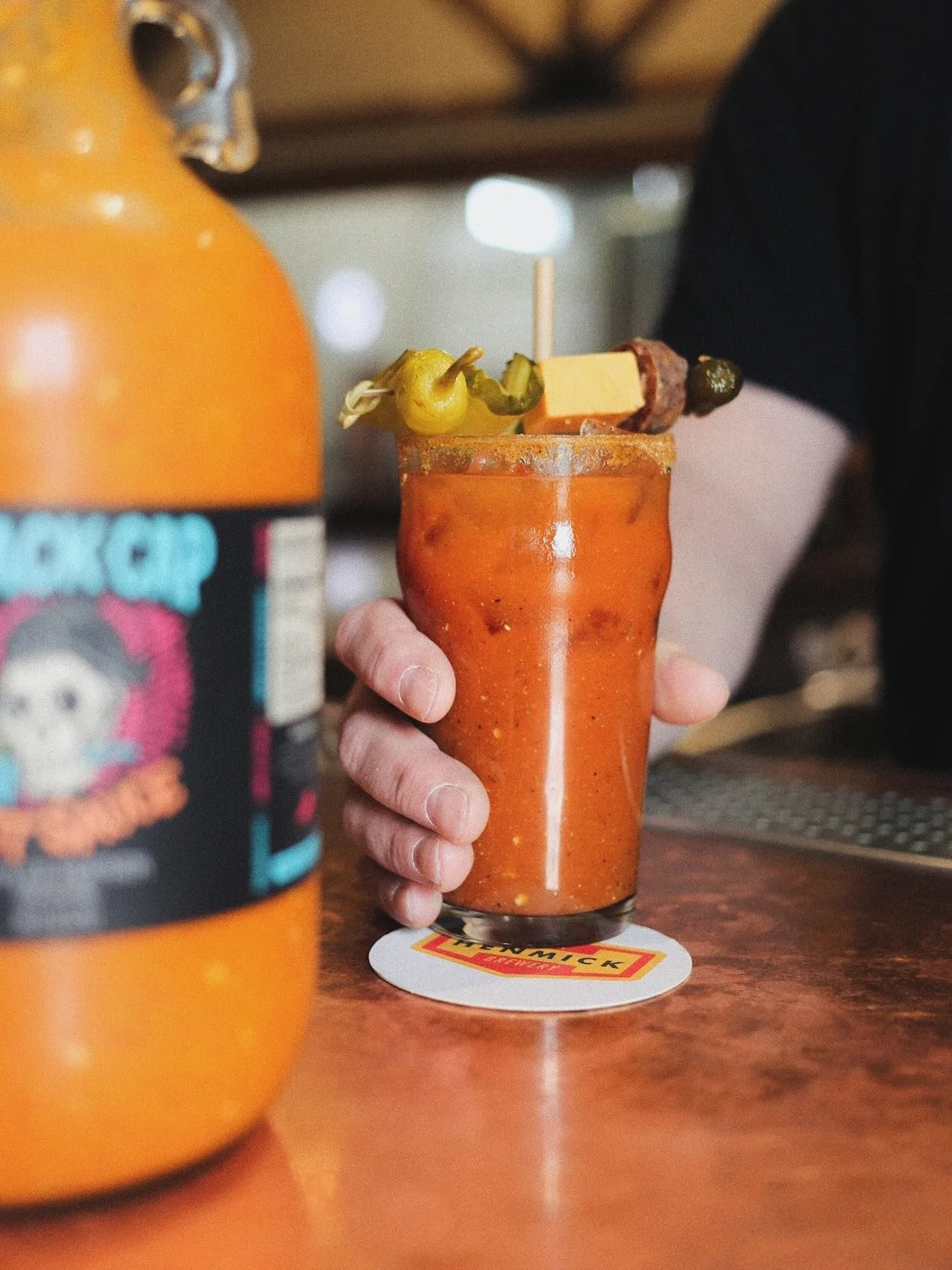 Today! Sun, 3/22:
Join us at Henmick for one final Winter Bloody Mary Sunday - a special cocktail experience highlighting local ingredients!

We&rsquo;re crafting Bloody Marys and garnishing with delicious local ingredients, including:
-Black Cap Hot