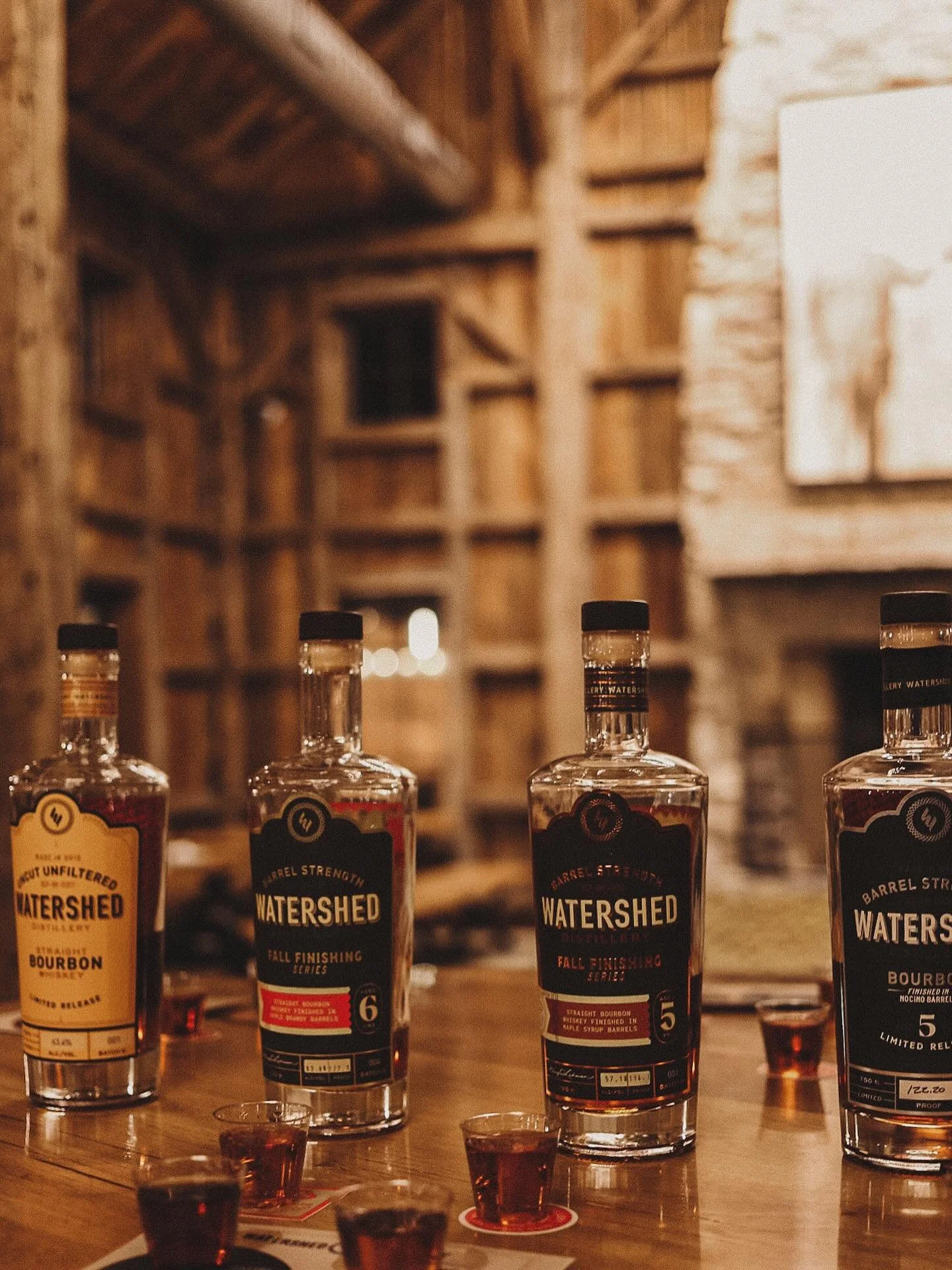 This evening! Fri, March 27, 6-8p:
-Watershed Distillery will be at Henmick pouring samples of Bottled-In-Bond Bourbon, Watershed Fall Finishing Series 2025 Port and Fall Finishing Series 25 Nocino 🥃 

-A guided tasting next to the fireplace in the 