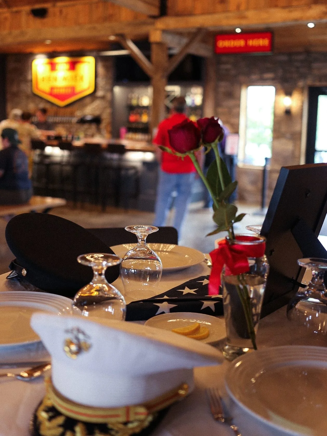 Thank you, Colin Campbell, for once again honoring our fallen heroes by setting up the Fallen Soldier Table at Henmick. It serves as a meaningful reminder to pause, reflect and remember those who served our country with courage and made the ultimate 