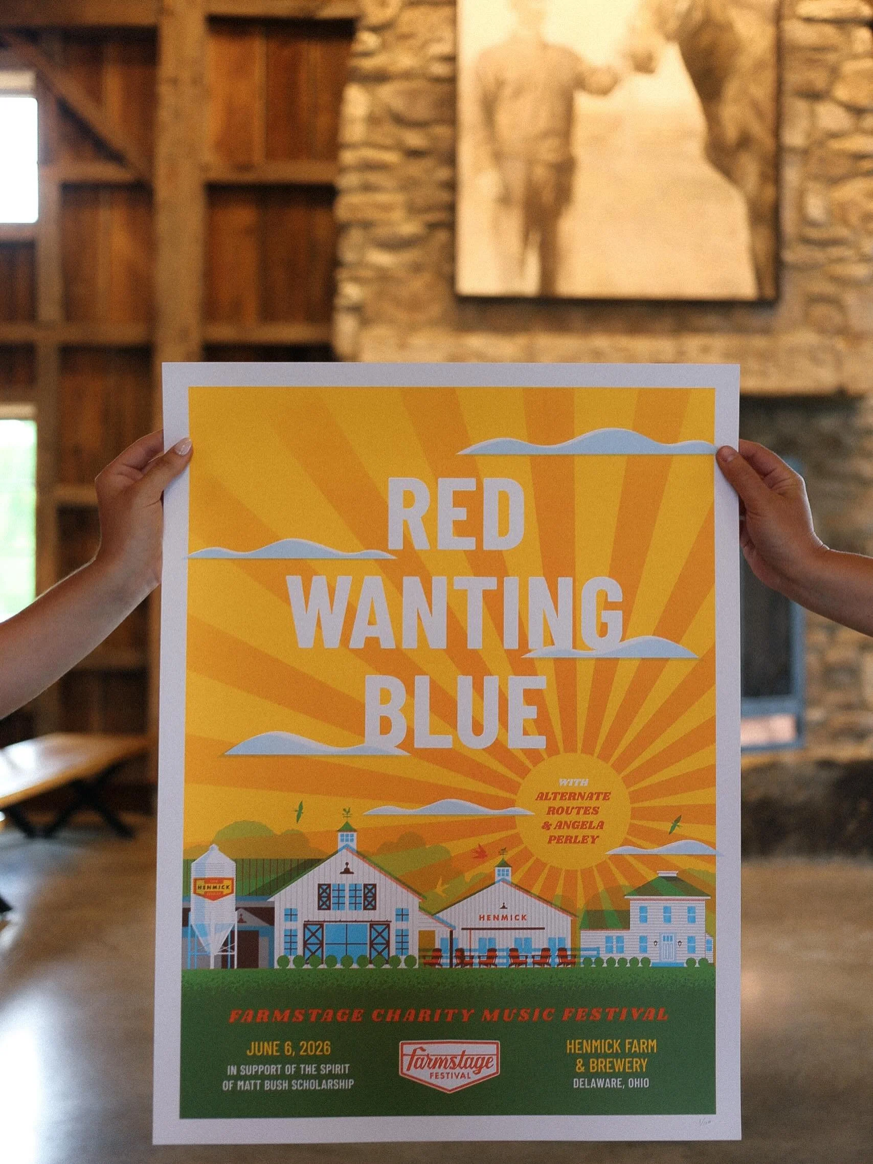 The sun finally showed up and live music is underway!
We&rsquo;re also excited to unveil our very first event poster! Posters are available for purchase in the taproom for $25, with 100% of profits going directly to today&rsquo;s charity.