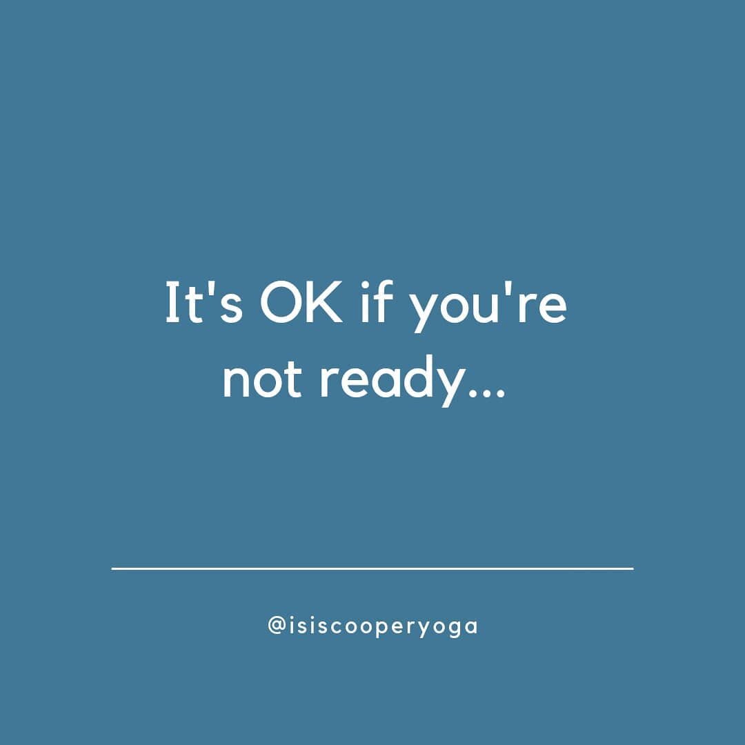 It's OK if you're not ready...

With things opening up again, you may be delighted and excited. But you may not be. You might be thrilled for some things, but not others.

All of these feelings are OK.

It can feel uncomfortable to be feeling at odds