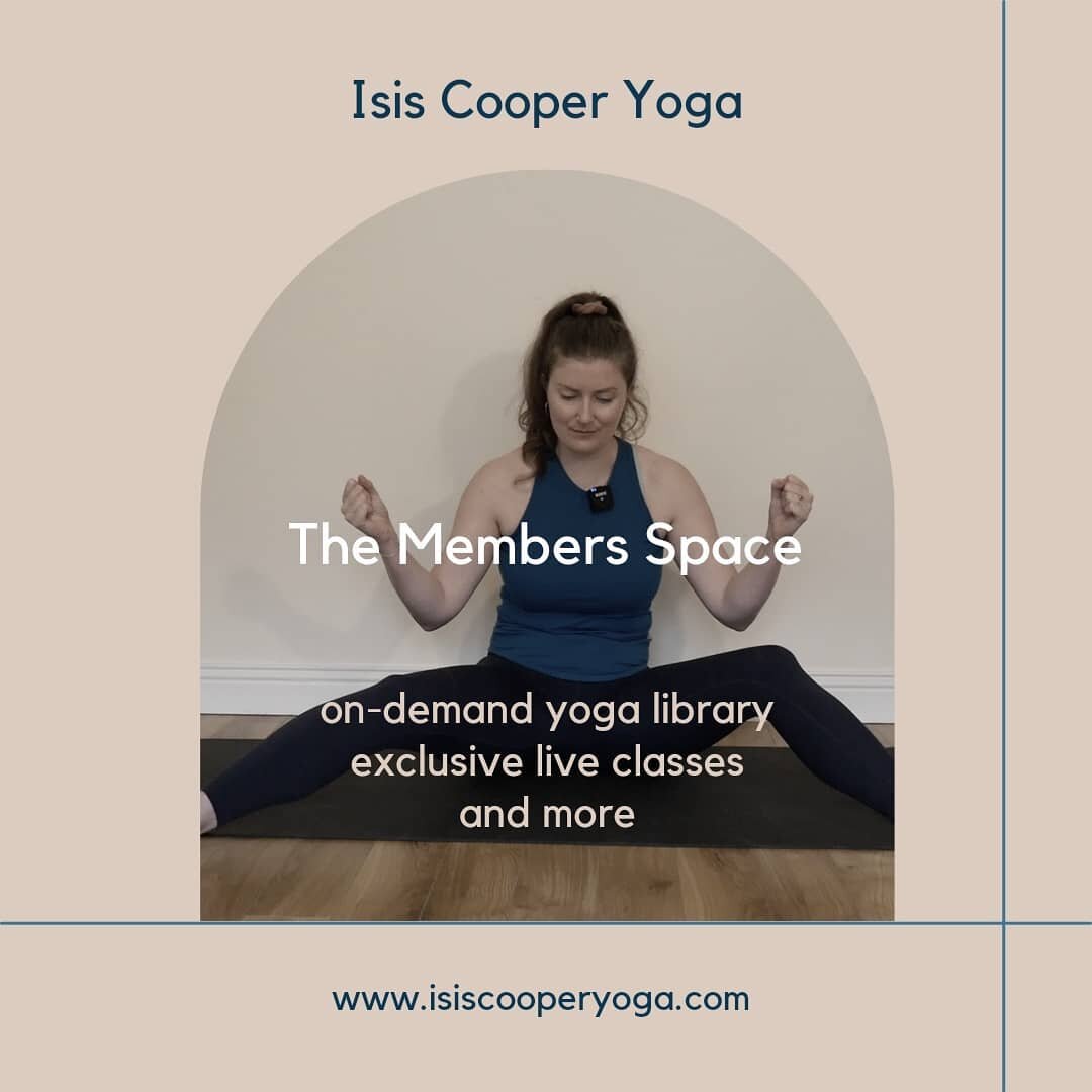 The Members Space is my online studio, which I have offered over the past six months. 

This yoga membership gives you access to on-demand yoga, whenever suits your life.

I've been getting such amazing feedback from members. But I've been thinking o