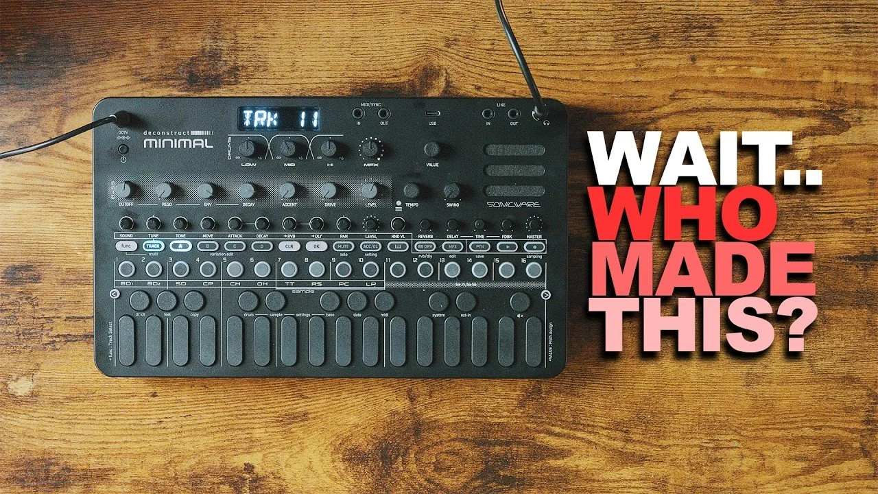 Sonicware deconstruct MINIMAL: my first hands-on session