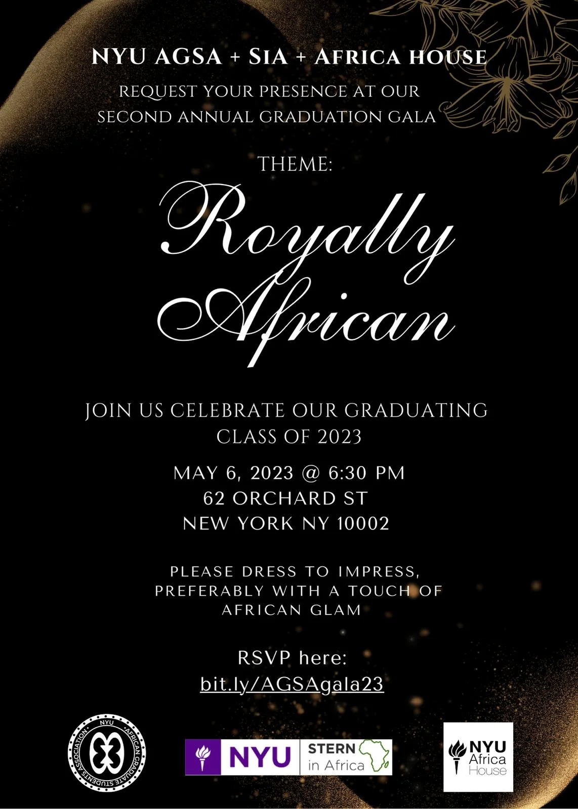 NYU AGSA x SiA Second Annual Graduation Gala