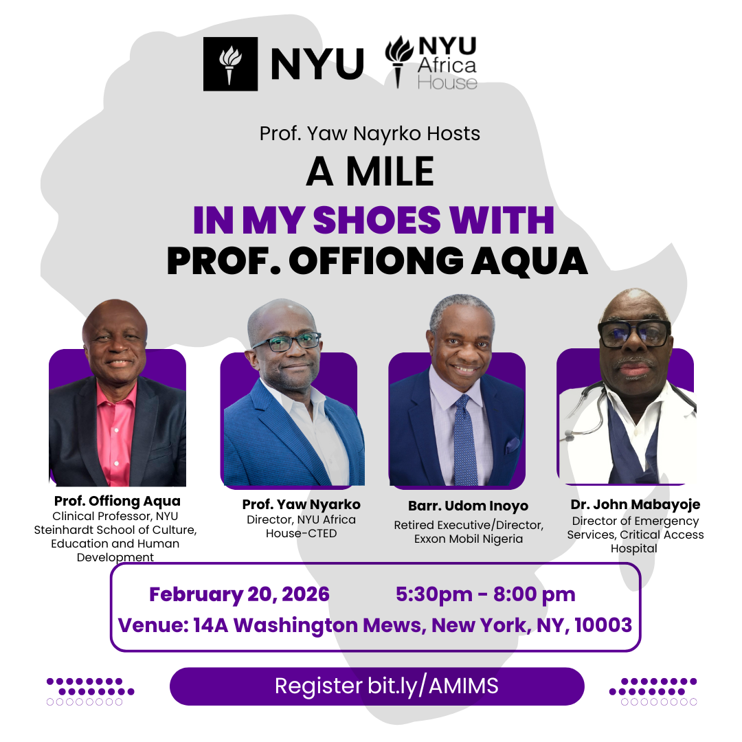 A Mile in My Shoes With Prof. Offiong Aqua 