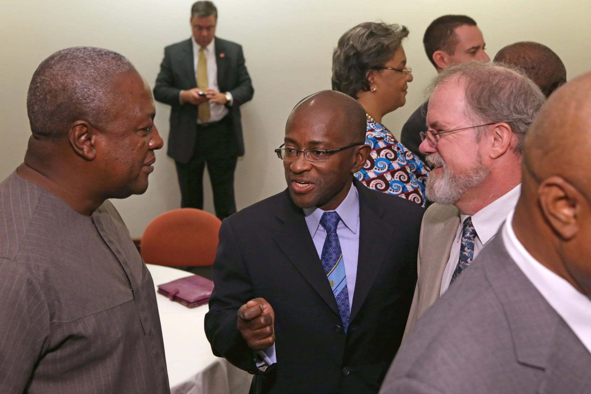 Prof. Yaw Nyarko hosts H.E. John Mahama, the President of the Republic of Ghana at NYU NY