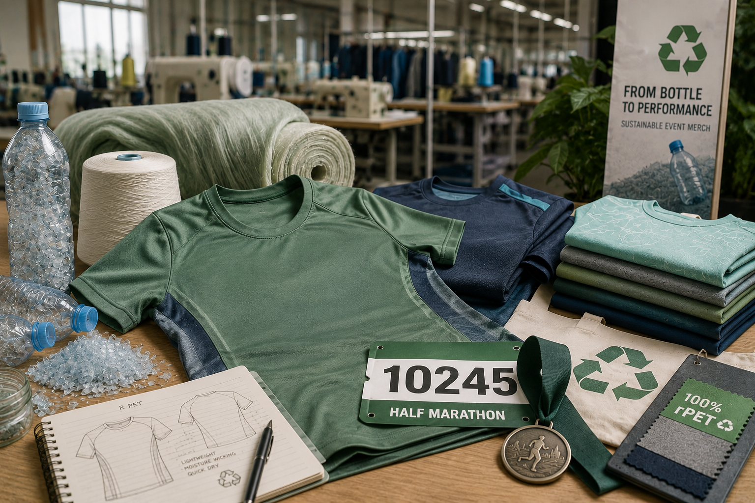 Recycled Polyester (rPET) for Event Merch: A Manufacturer's Honest Take