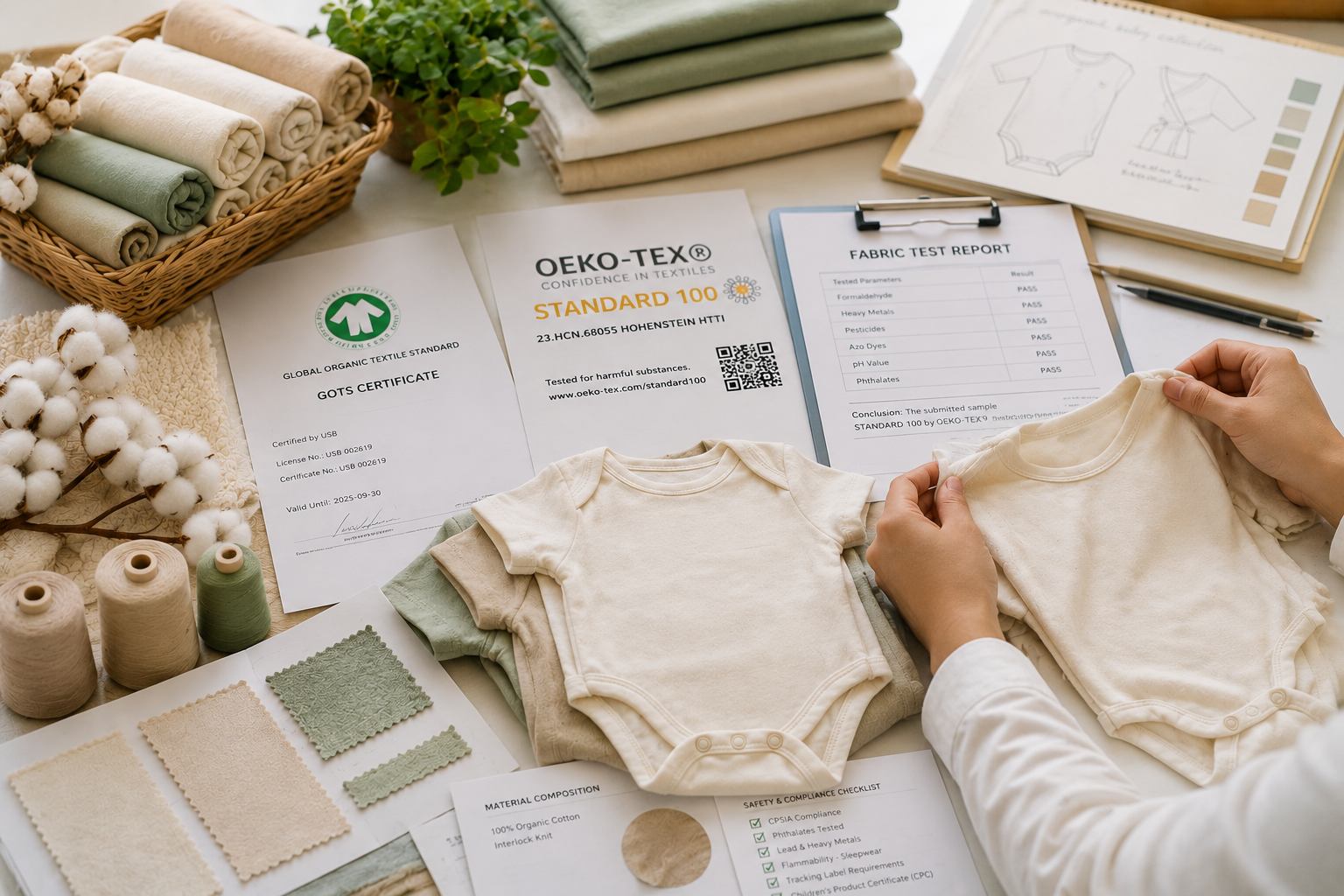 Organic Baby Clothing Manufacturer: A Low-MOQ, Private-Label Guide