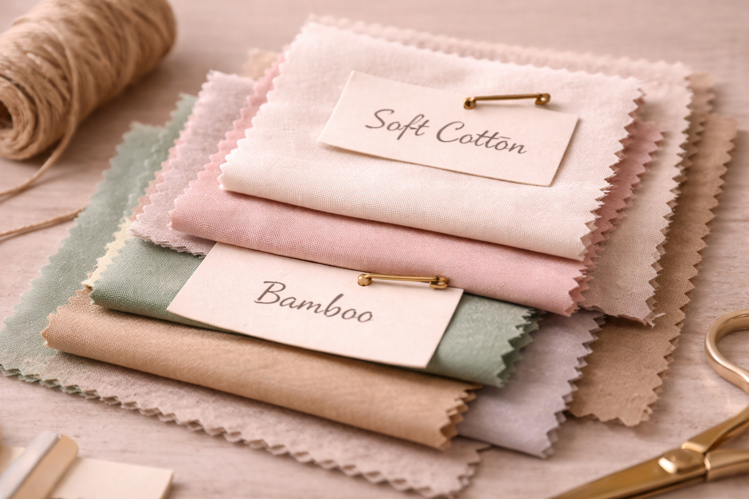 Soft fabric options for early childhood uniforms including cotton and bamboo