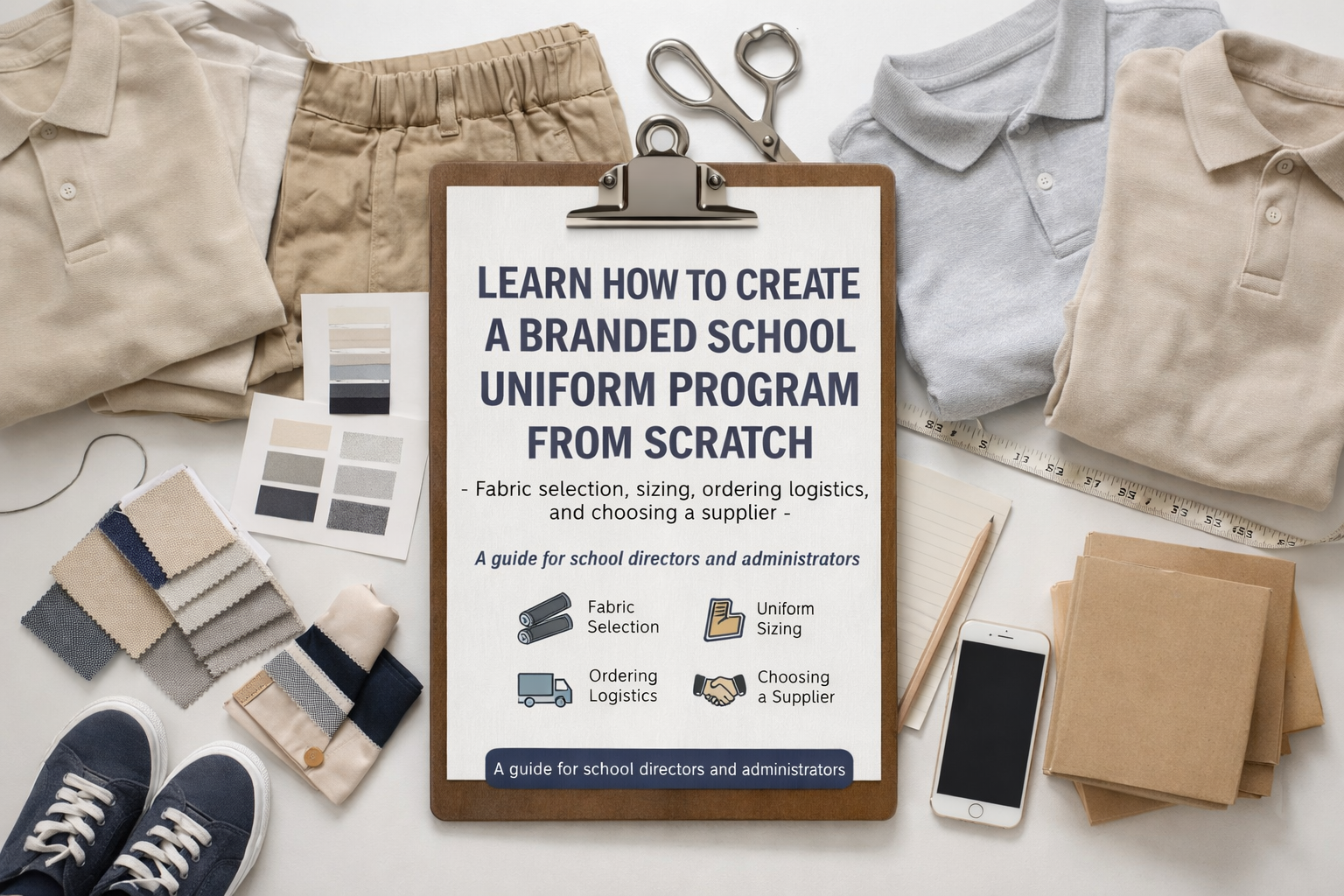 Soft and stretchy fabrics suitable for children's school uniforms