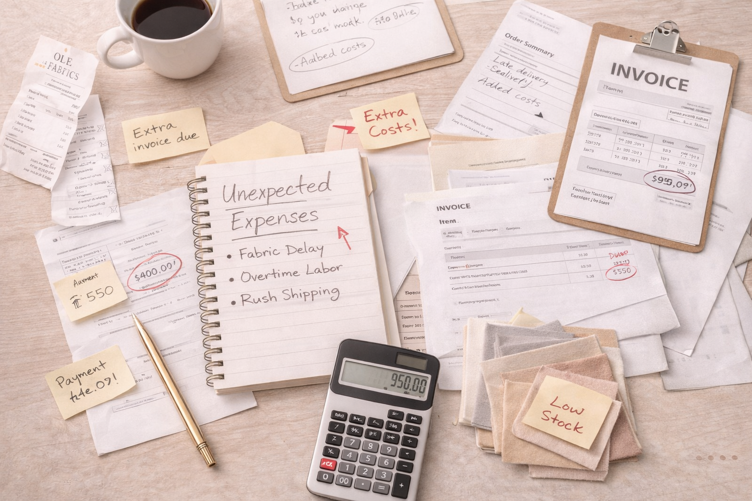 Hidden costs and unexpected expenses in sleepwear production