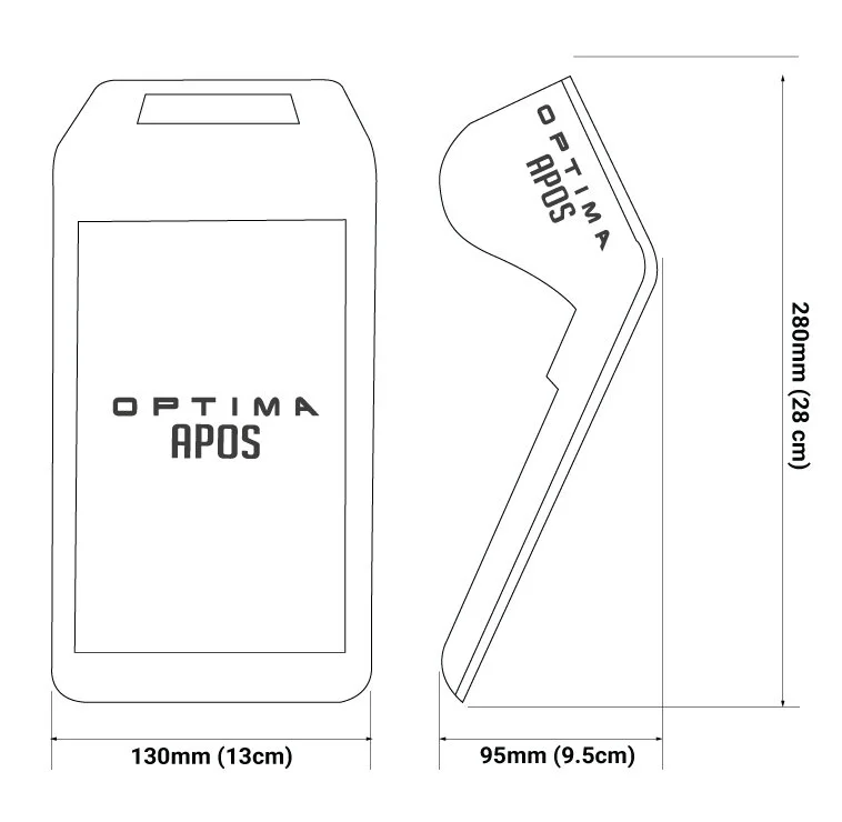 APOS-02 dimensions diagram