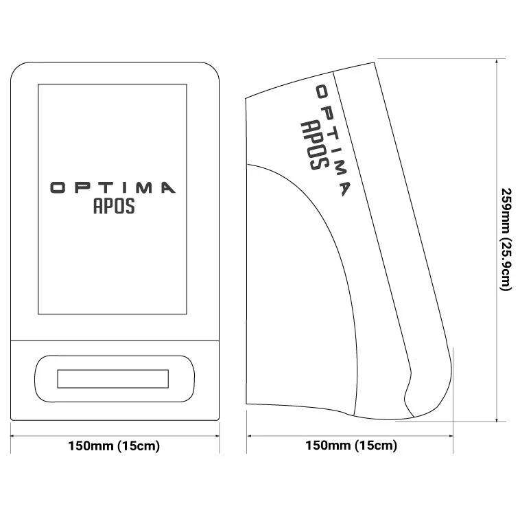 APOS-03 dimensions diagram