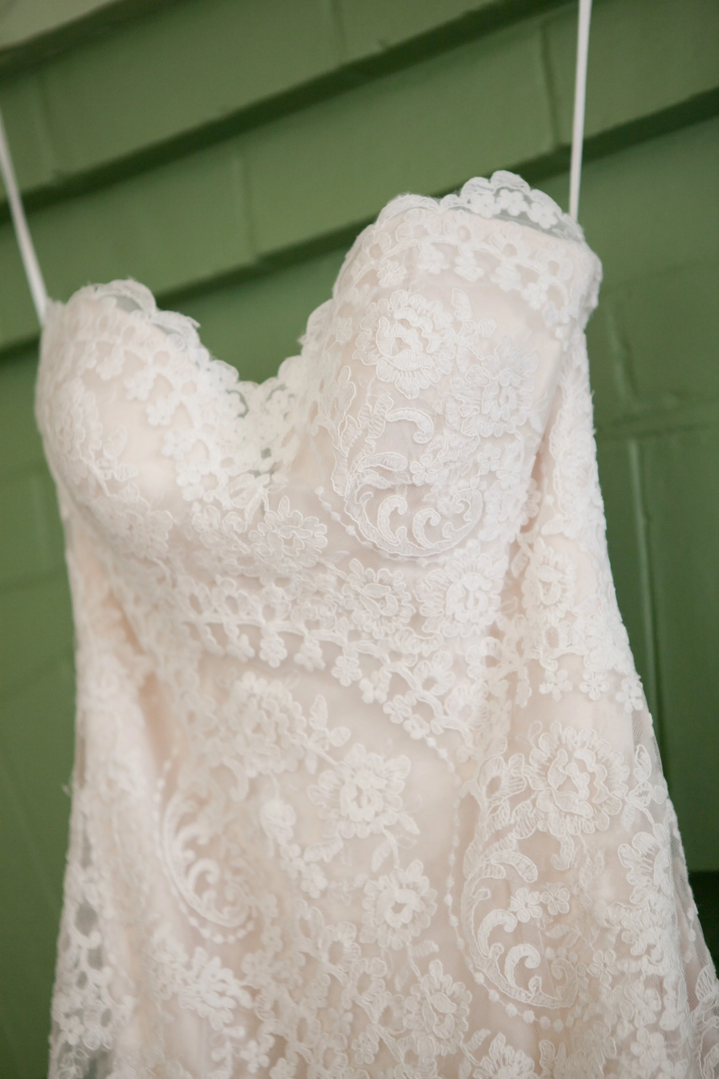wedding dress detail