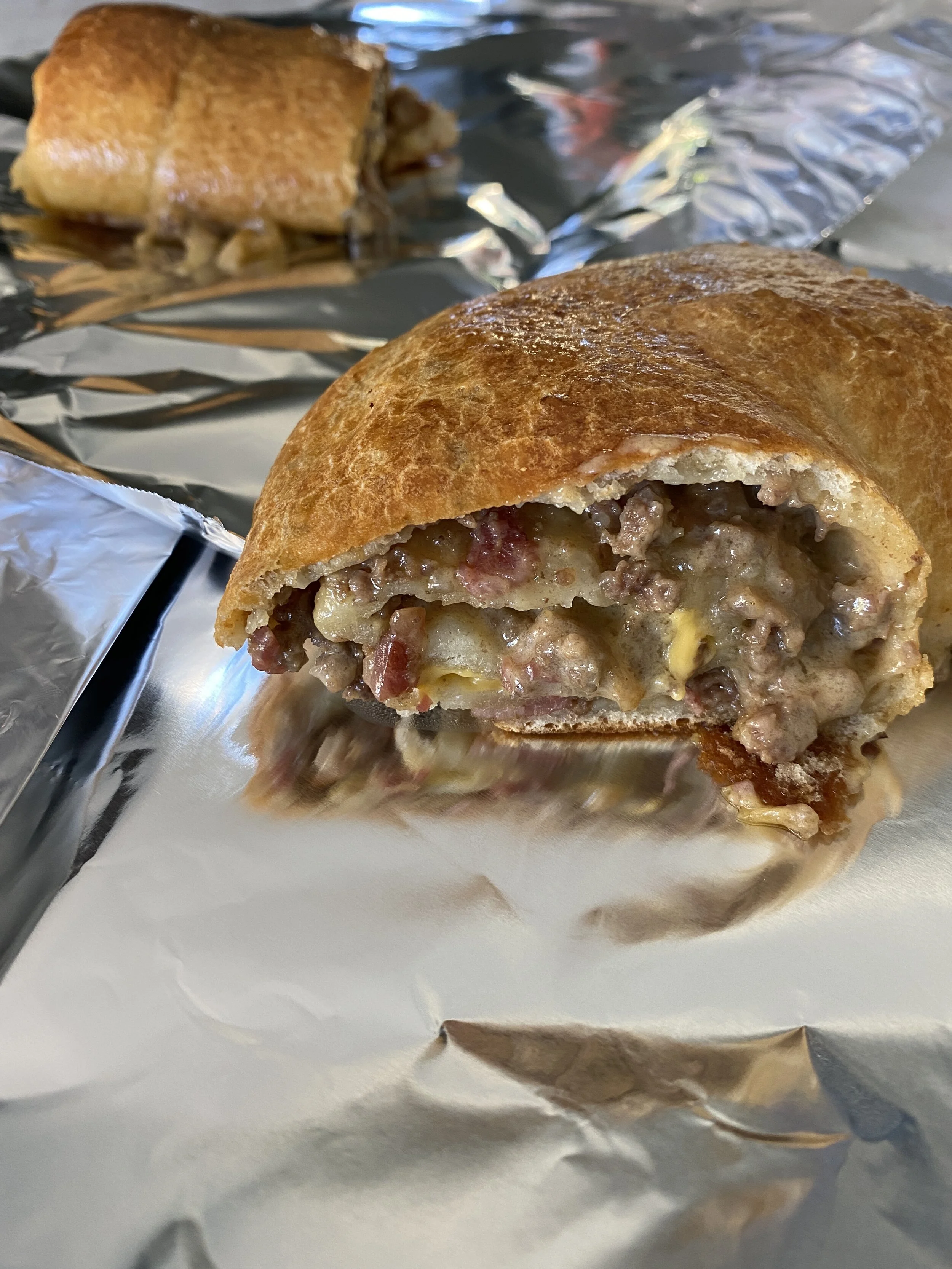 Bacon Cheeseburger Rollup