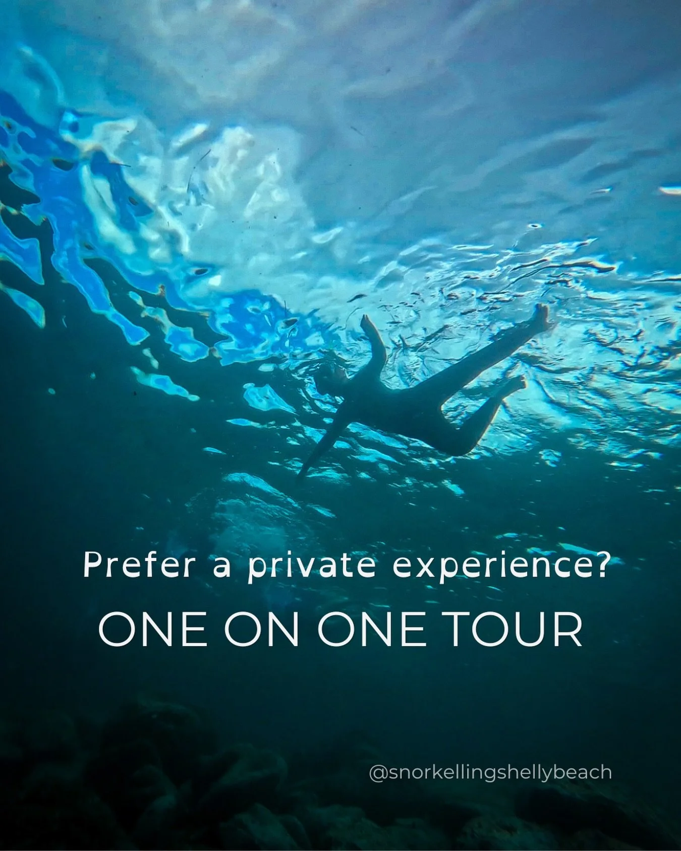 From below, everything changes.🤿🩵 The sound, the light, time. Even the way you see the moment. Between the deep blue and the surface, there&rsquo;s a silence that connects with the ocean, with the experience and with yourself.

You can live this in