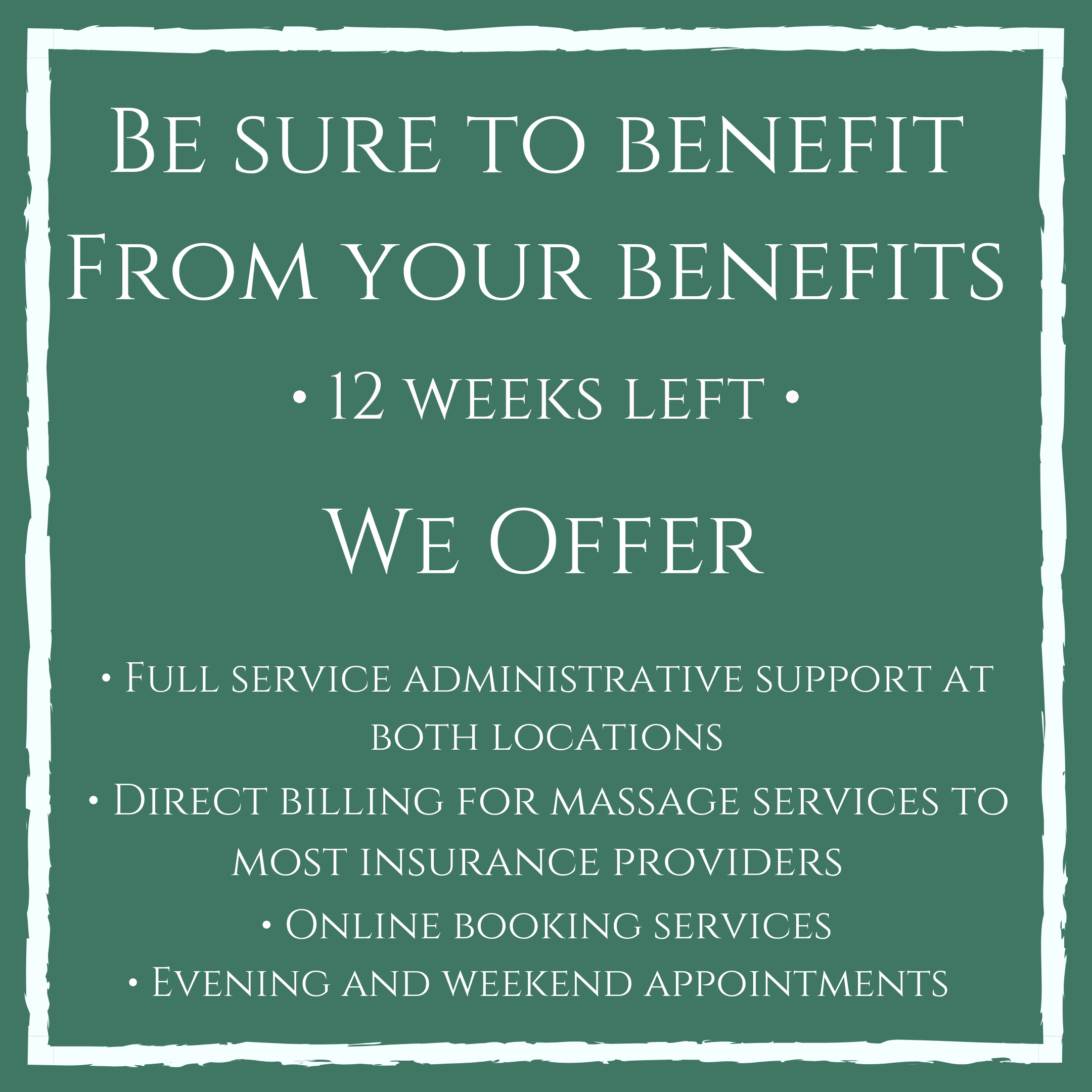 Benefit from your benefits            