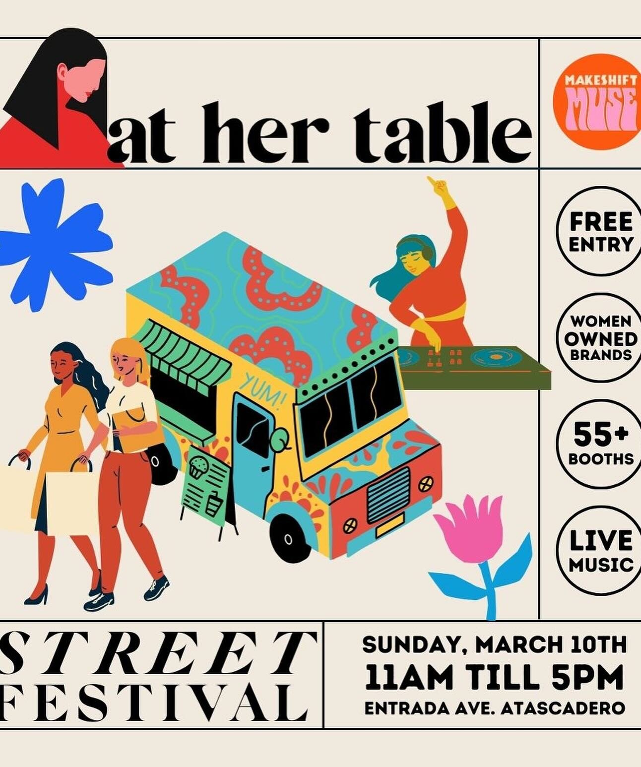 Come celebrate women and support female owned businesses! This Sunday I&rsquo;ll be selling my jams along side @coronafamilyfarms beautiful strawberries at  the At Her Table Street Festival 🍓❤️🍓❤️ it&rsquo;s going to be a beautiful day of celebrati