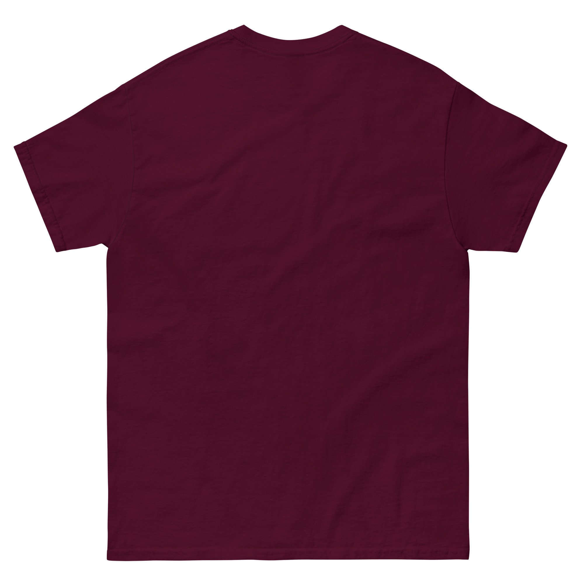 unisex-classic-tee-maroon-back-6a8210bf74c67.jpg