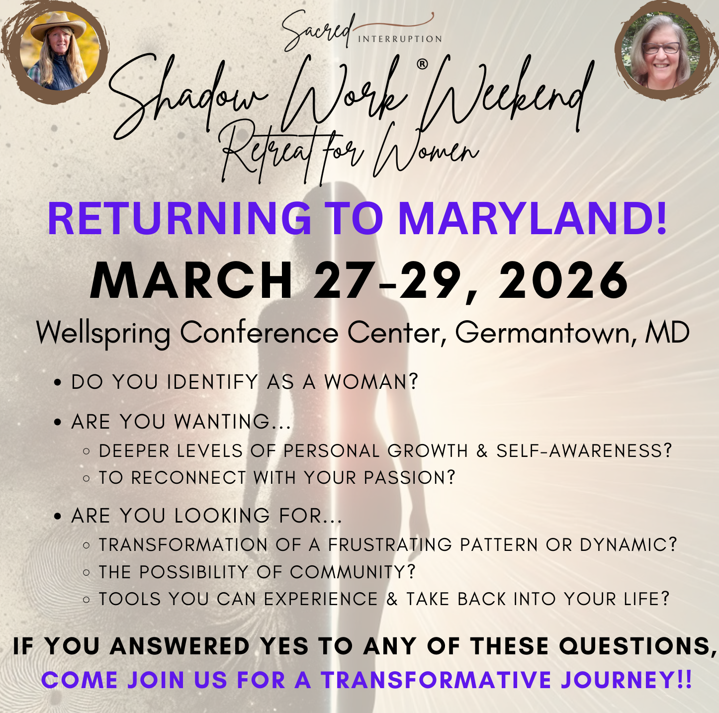 Shadow Work Weekend Retreat for Women