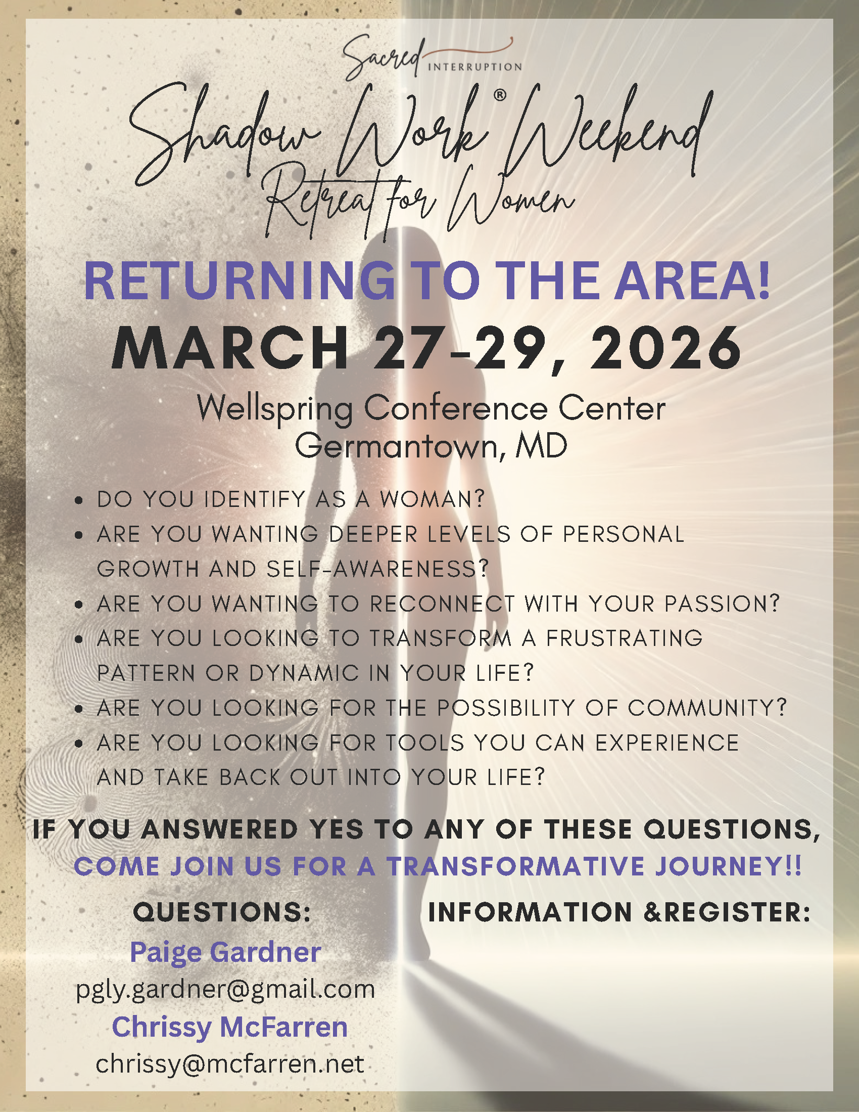 Shadow Work Weekend Retreat for Women