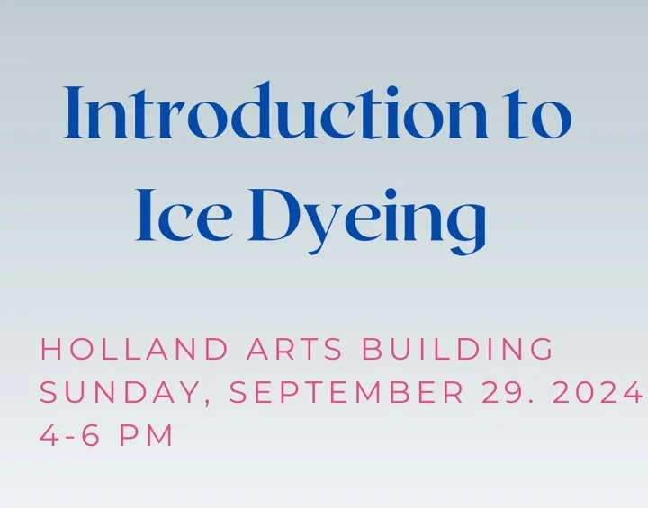 Introduction to Ice Dyeing Class by My Bit of Wonder