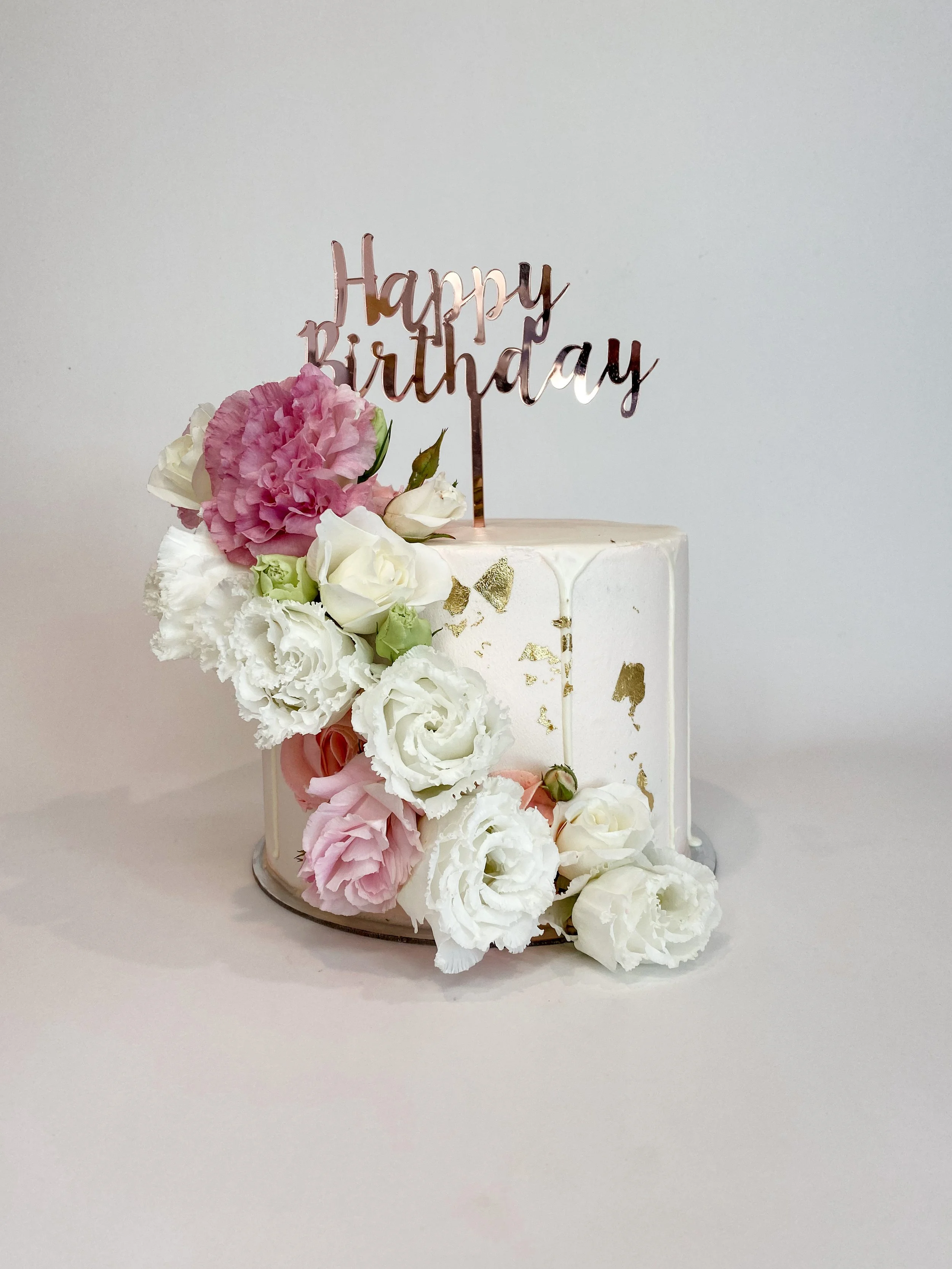 Flower trail cake