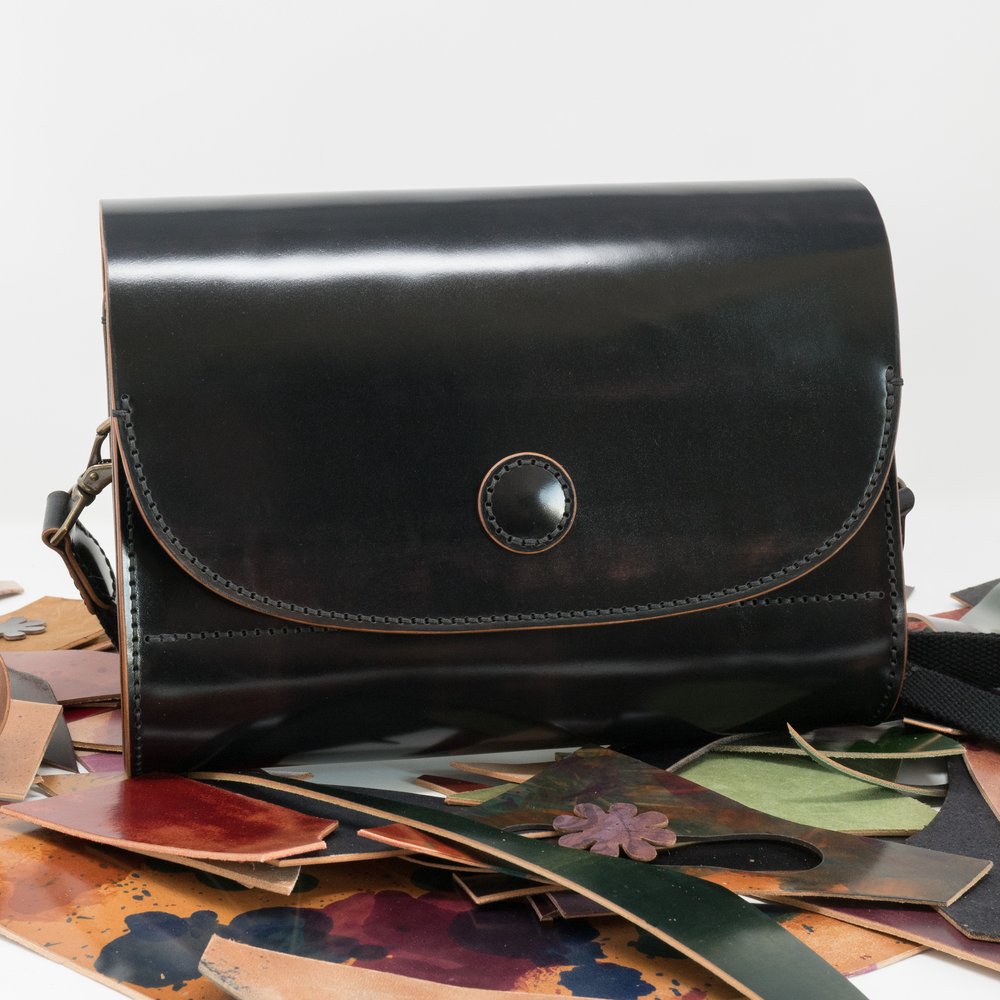 The Mulberry in Brown Museum Shell Cordovan Leather — BEANSY NYC