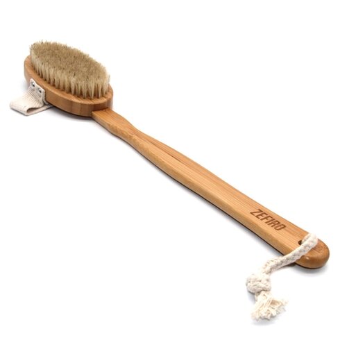 BATH BRUSH WITH REMOVABLE HANDLE (WET OR DRY) — good bottle refill shop