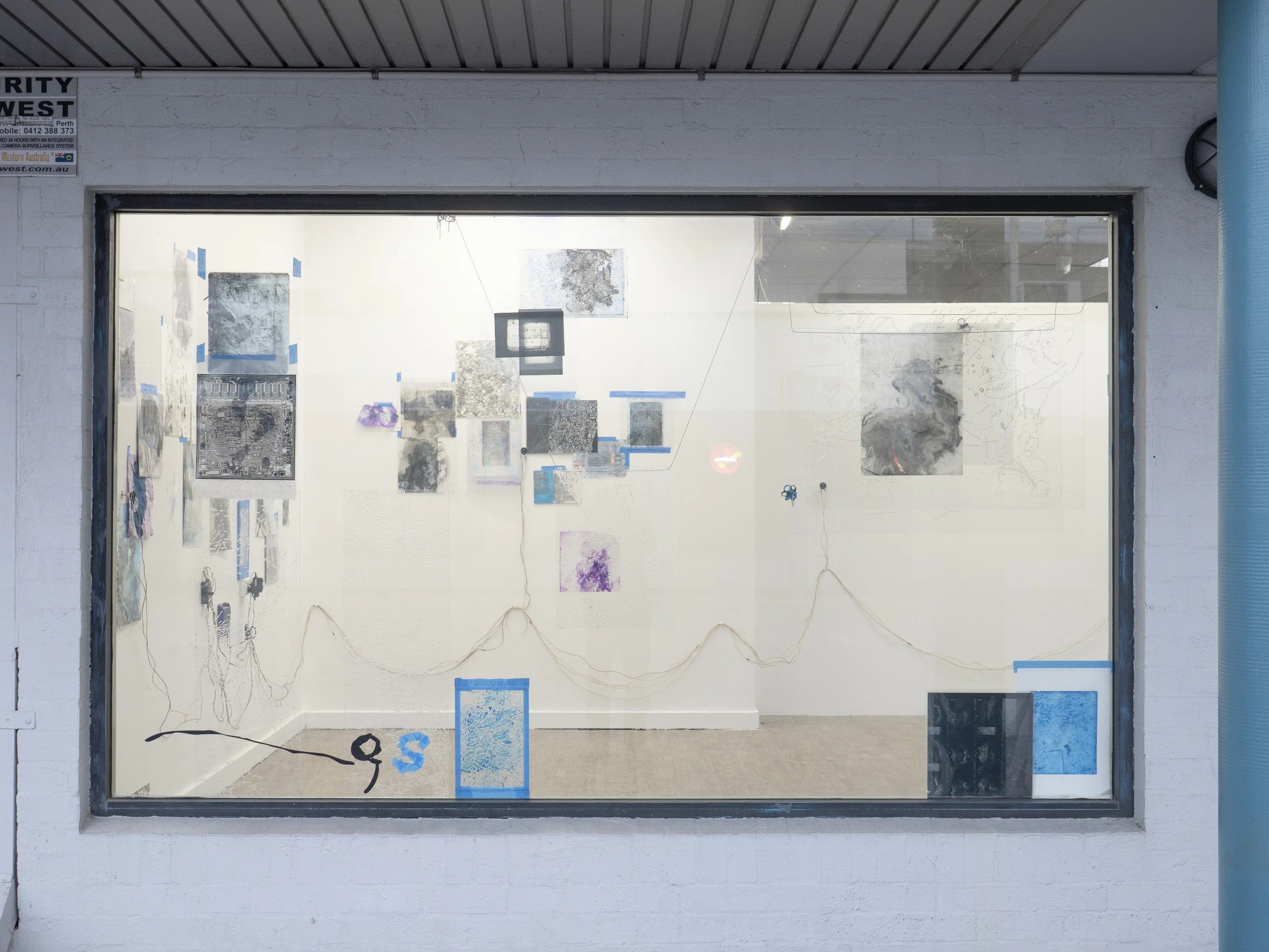   Communiolins  (2026),  _gs gallery , Shop 13, 375 William Street, Boorloo (Perth), WA.   Communiolins  is an exhibition of works that has emerged from a new collaborative experiment in correspondence between the artistic archives of Debris Facility