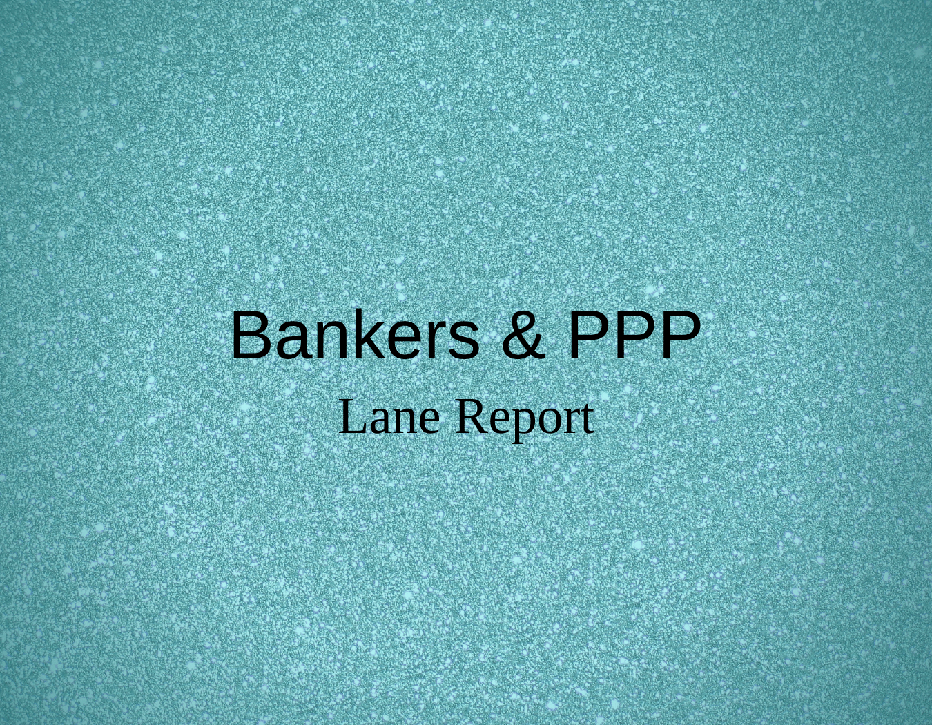 Bankers and PPP