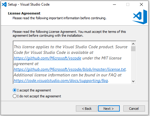 VSCode License Agreement